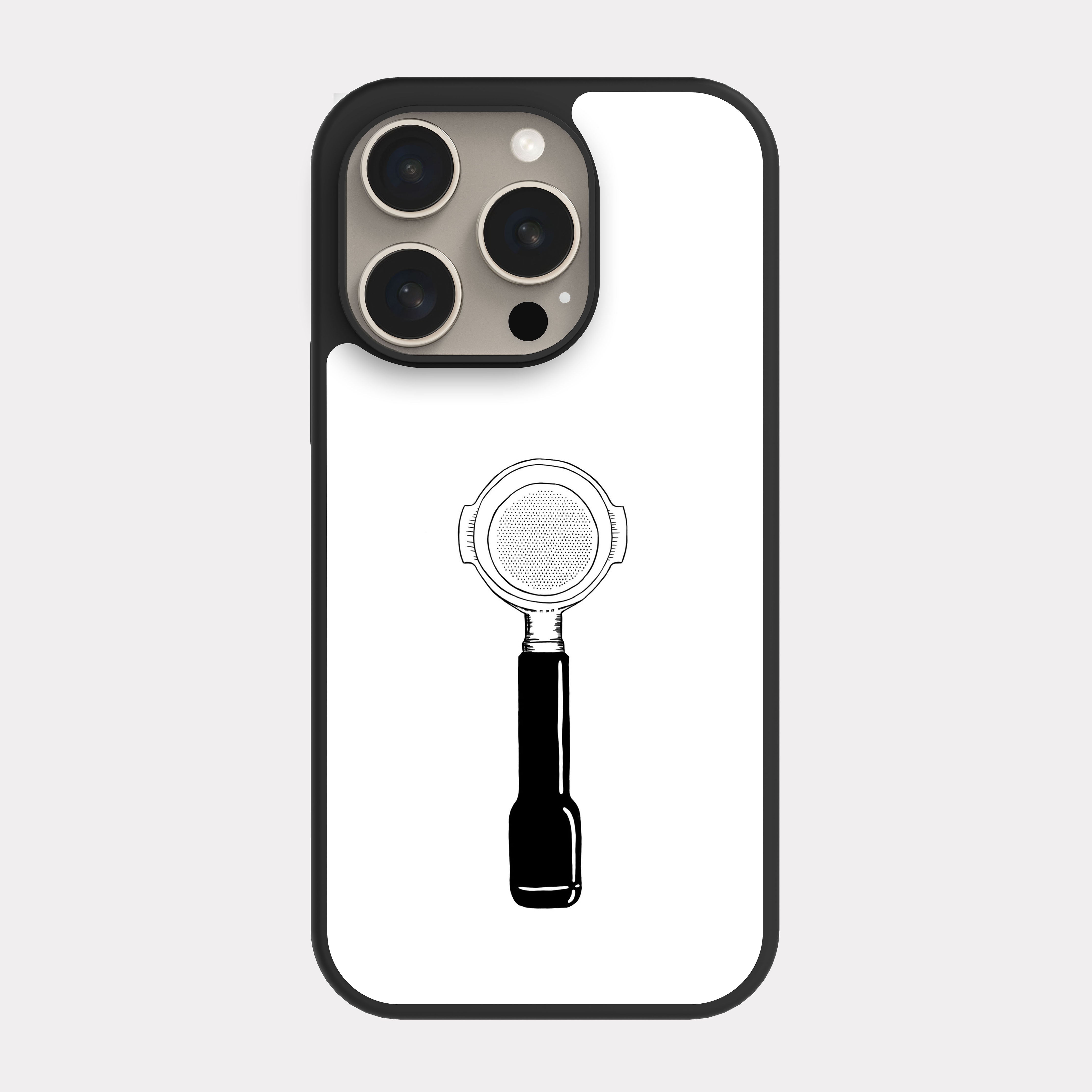 iPhone 15 Pro case cover Portafilter White