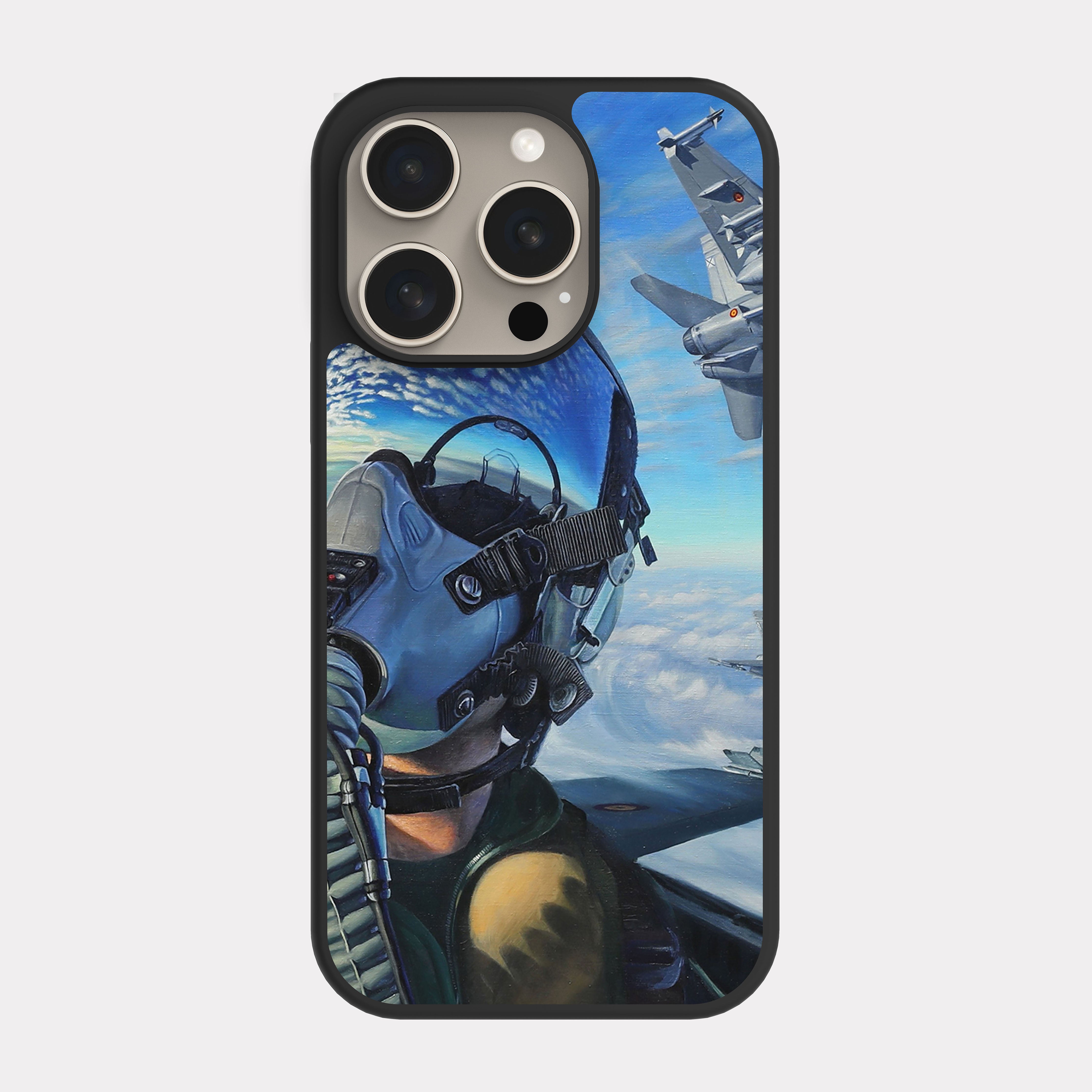 iPhone 15 Pro case cover Military Pilot