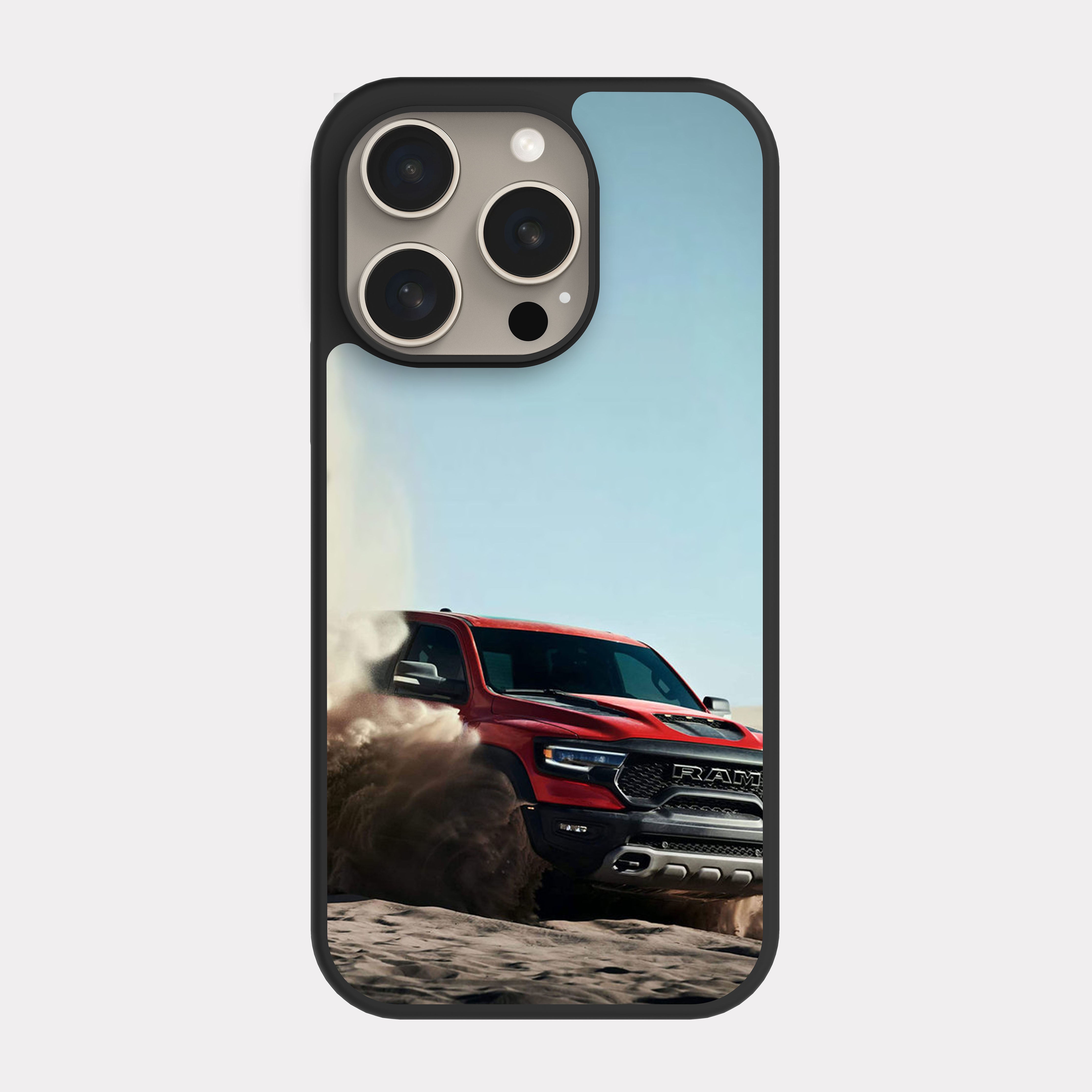iPhone 15 Pro case cover 2021 RAM 1500 TRX Red