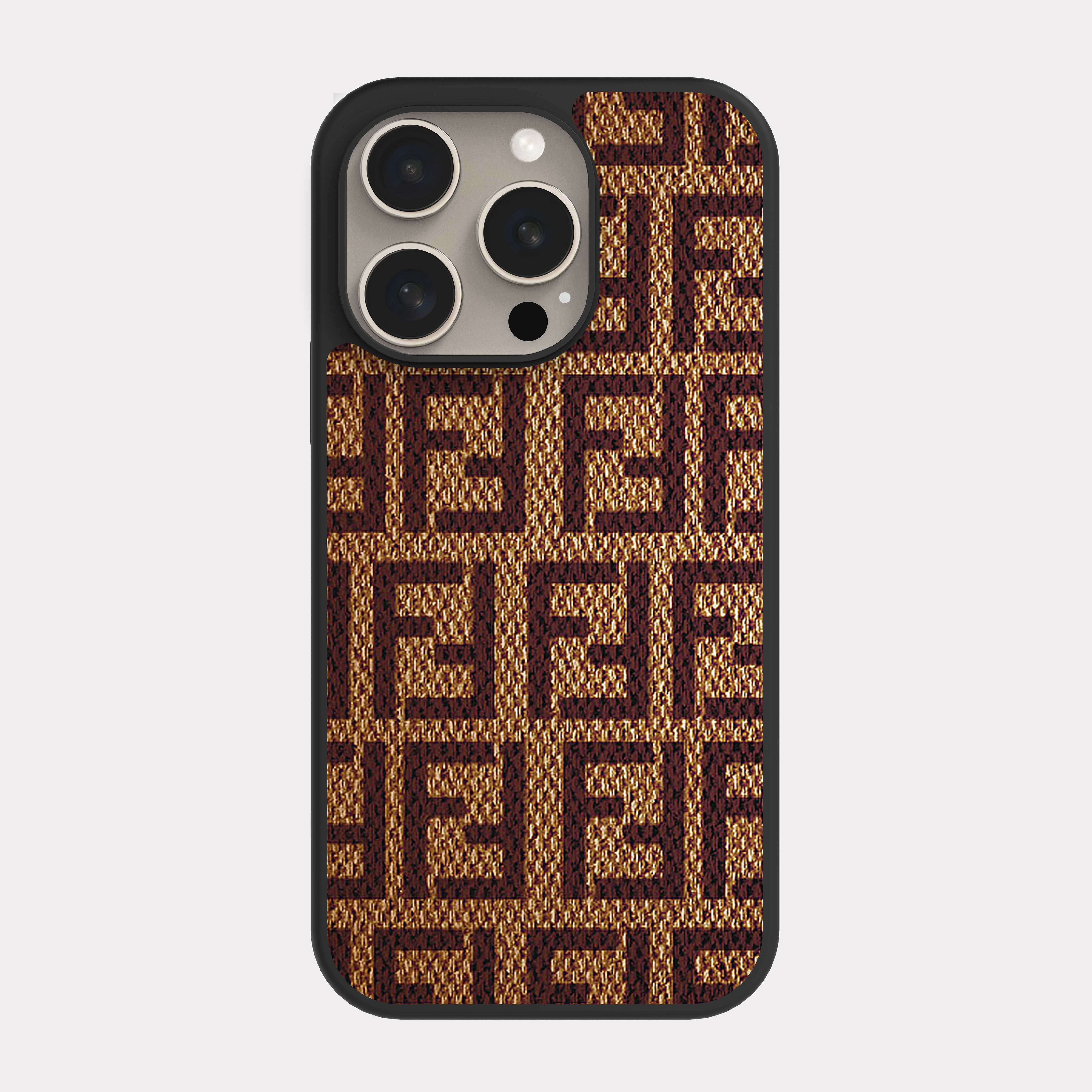 iPhone 15 Pro case cover Fendi Beige