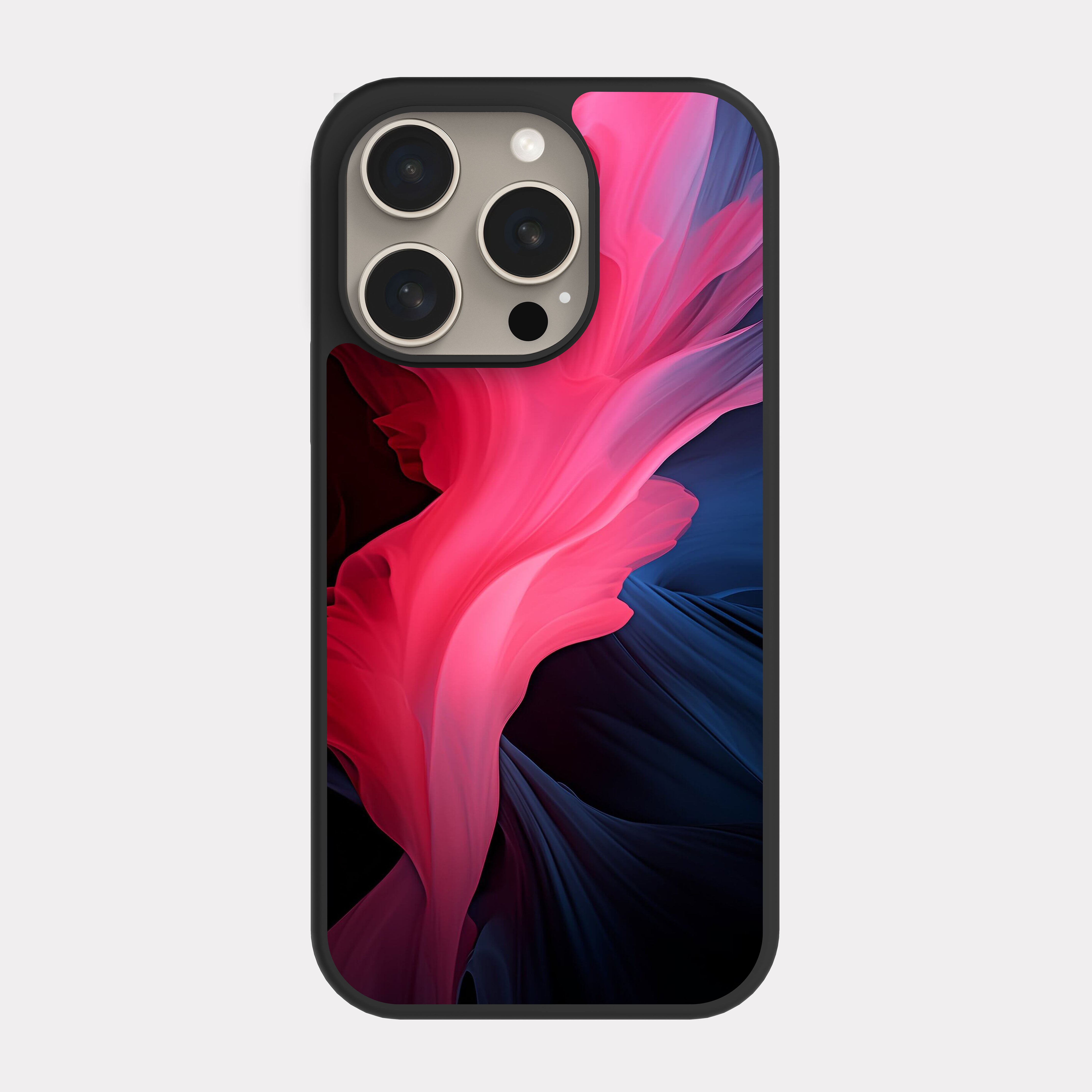iPhone 15 Pro case cover Pink Colors Mixing