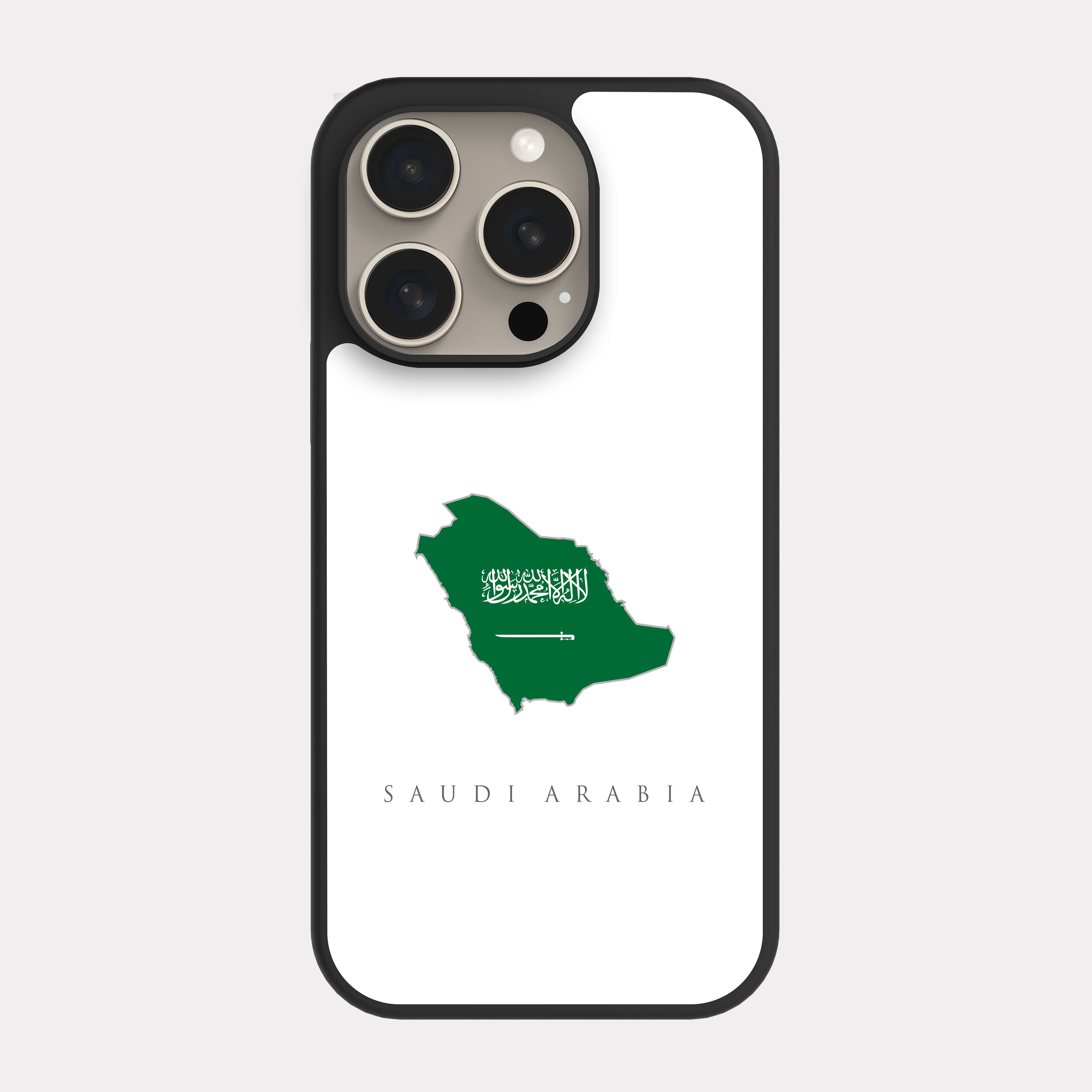 iPhone 15 Pro case cover The Great Saudi Arabia White