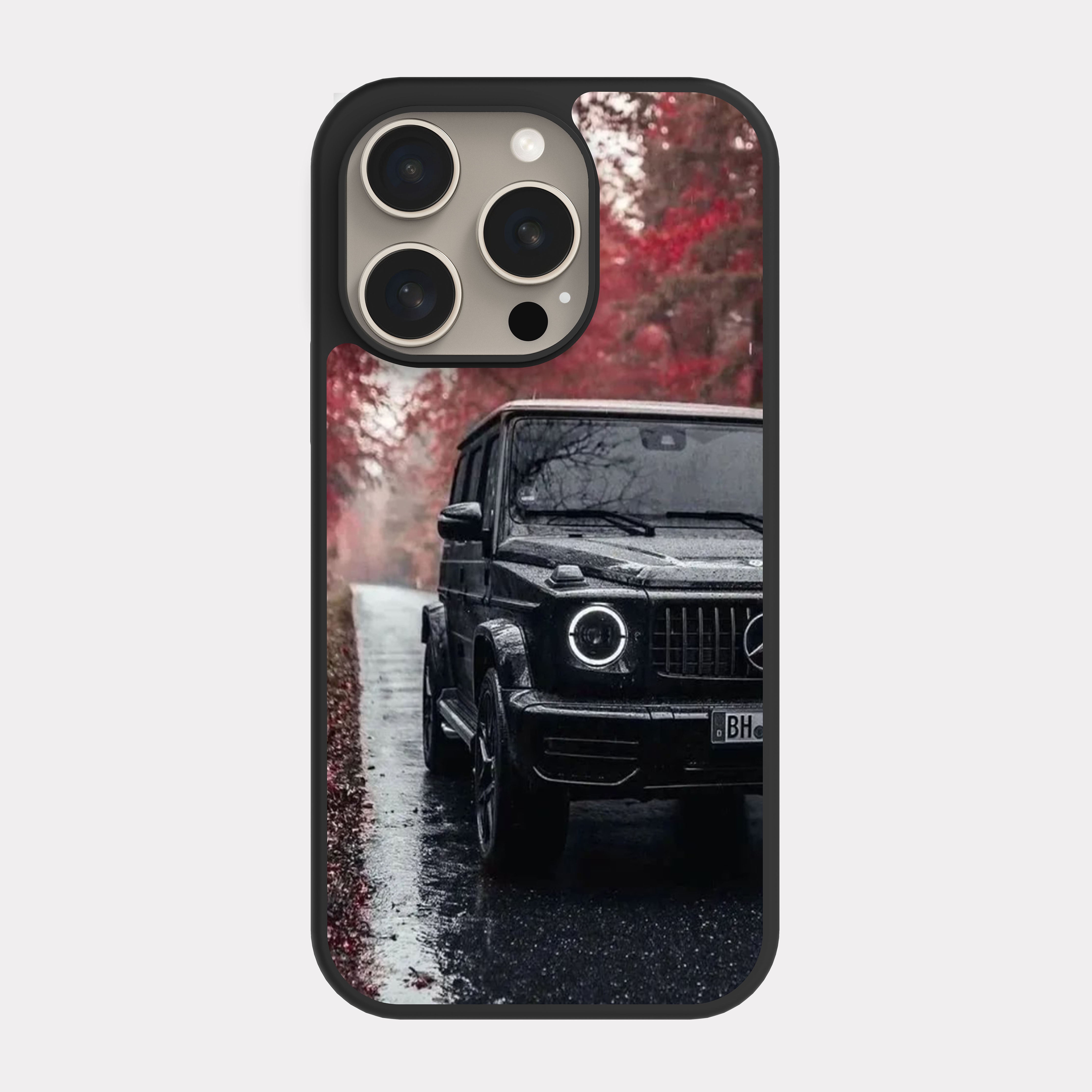 iPhone 15 Pro case cover Mercedes G Class Red
