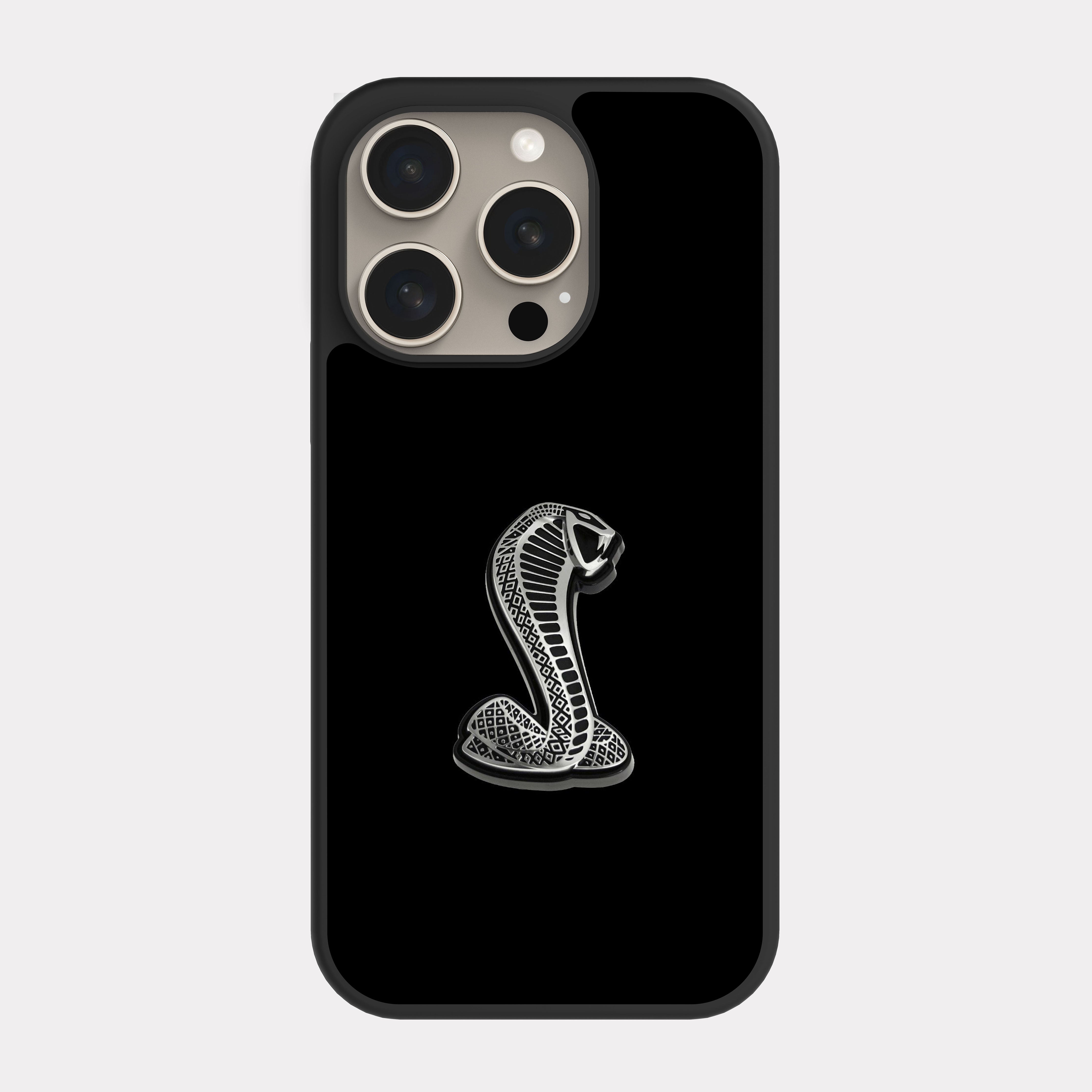 iPhone 15 Pro case cover Ford Shelby White