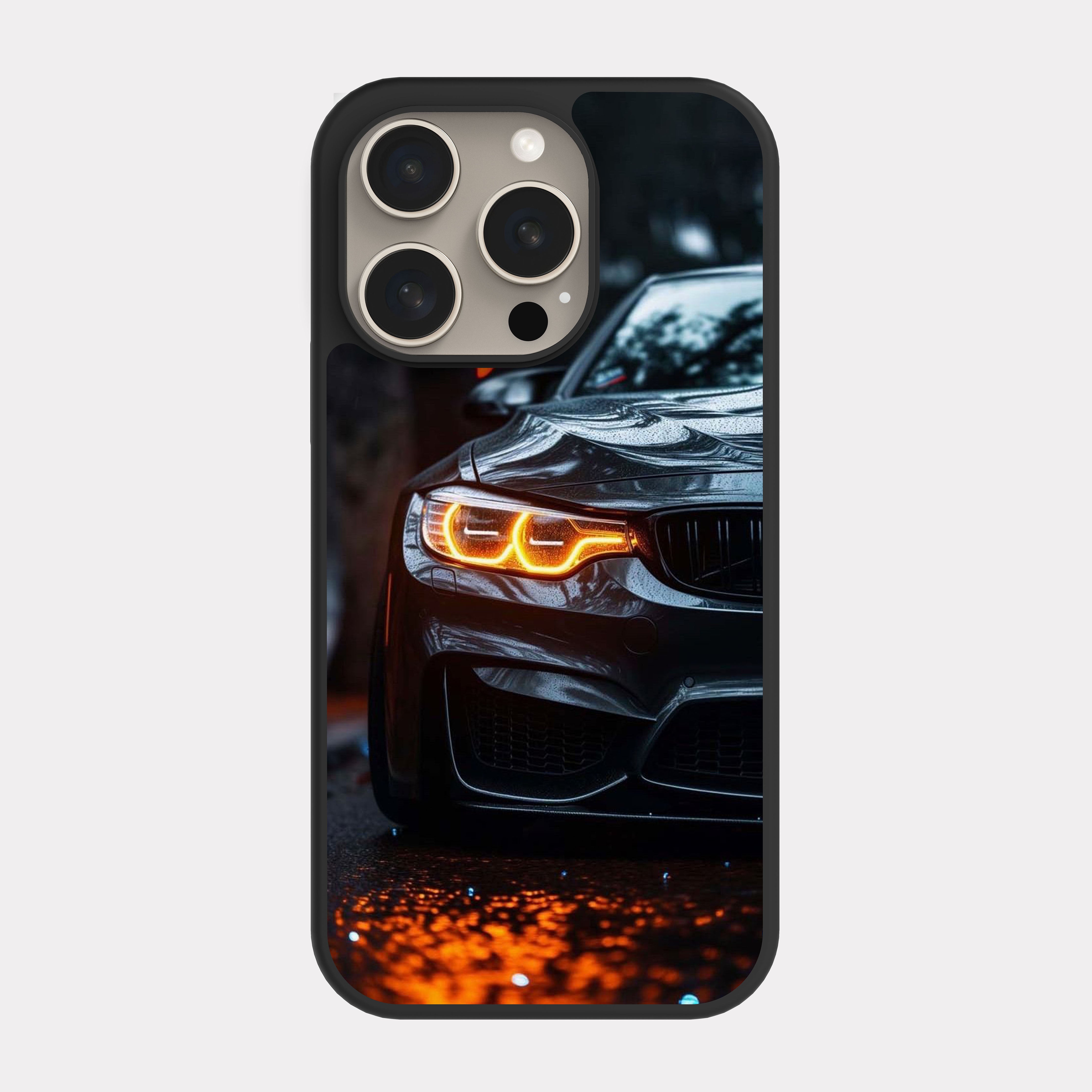 iPhone 15 Pro case cover BMW M3 Orange