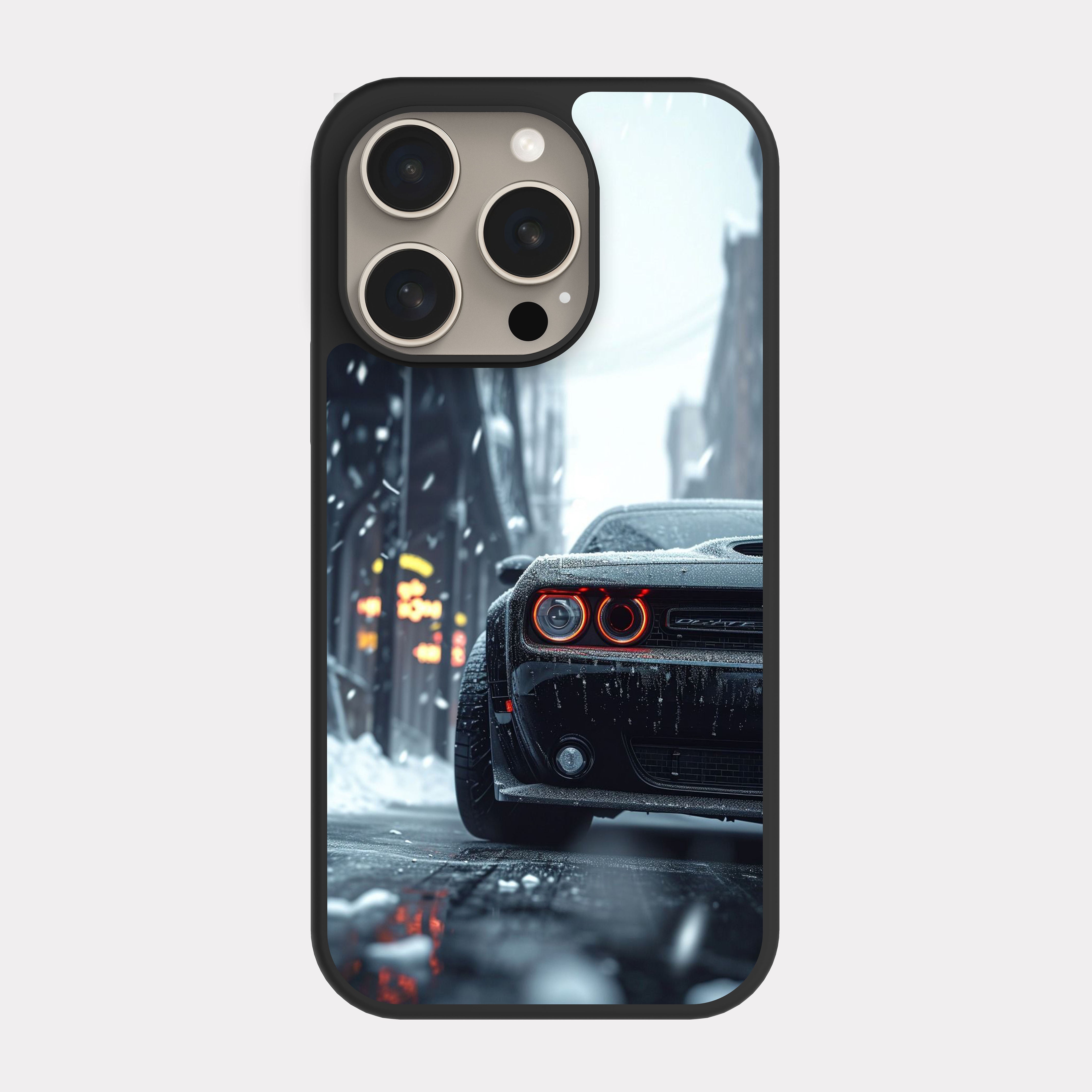 iPhone 15 Pro case cover Dodge Challenger Hellcat Srt