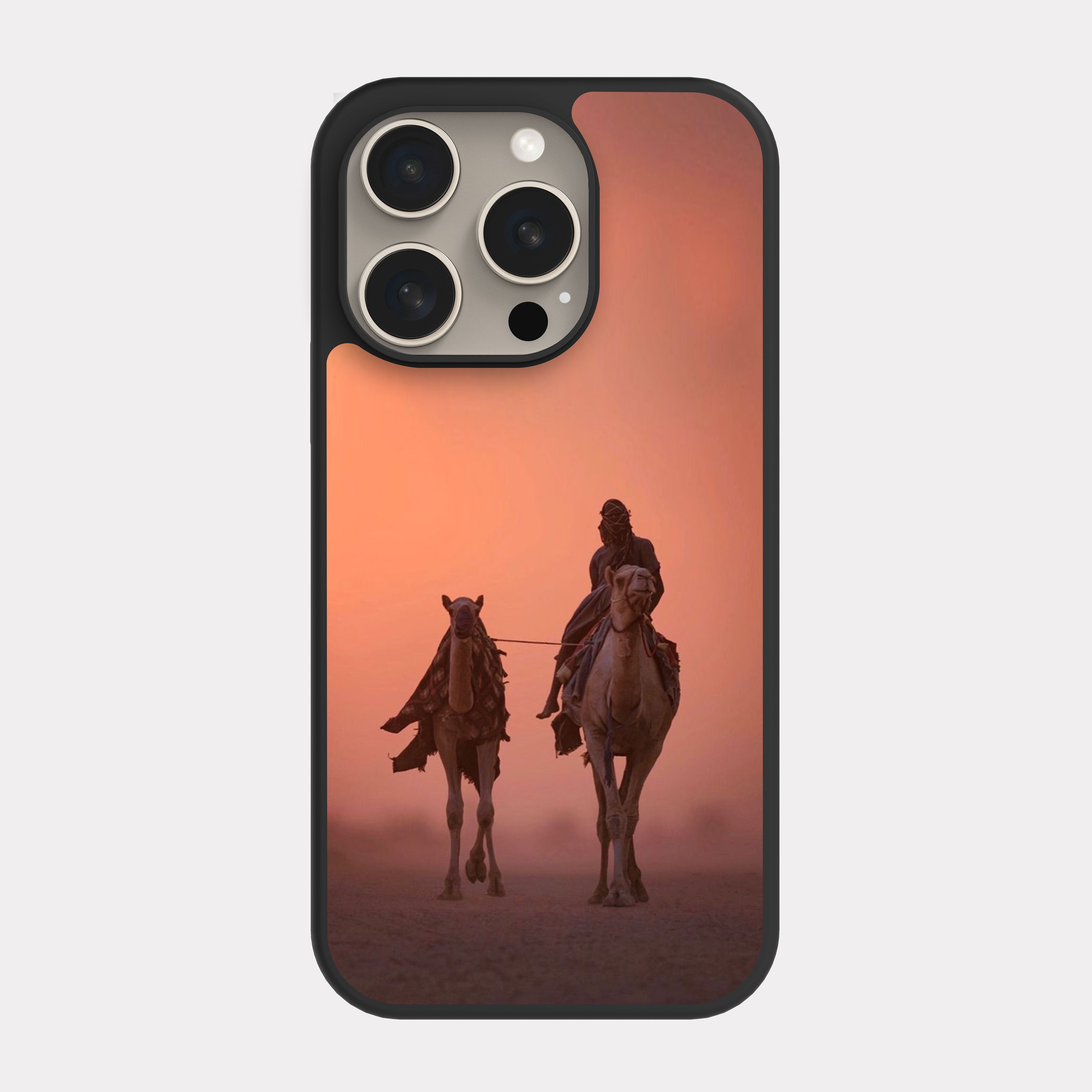 iPhone 15 Pro case cover Camels Pink