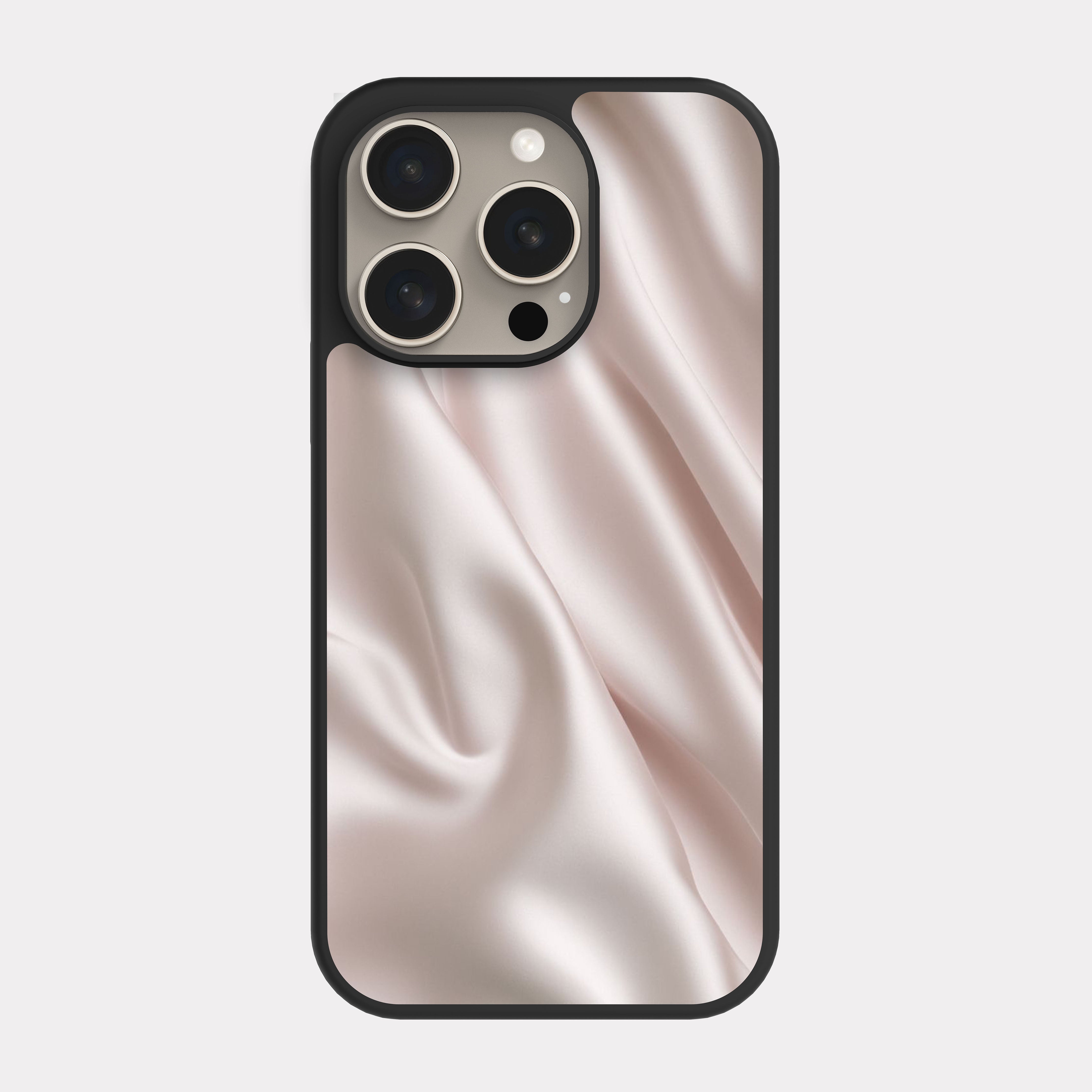 iPhone 15 Pro case cover Attractive White Pink