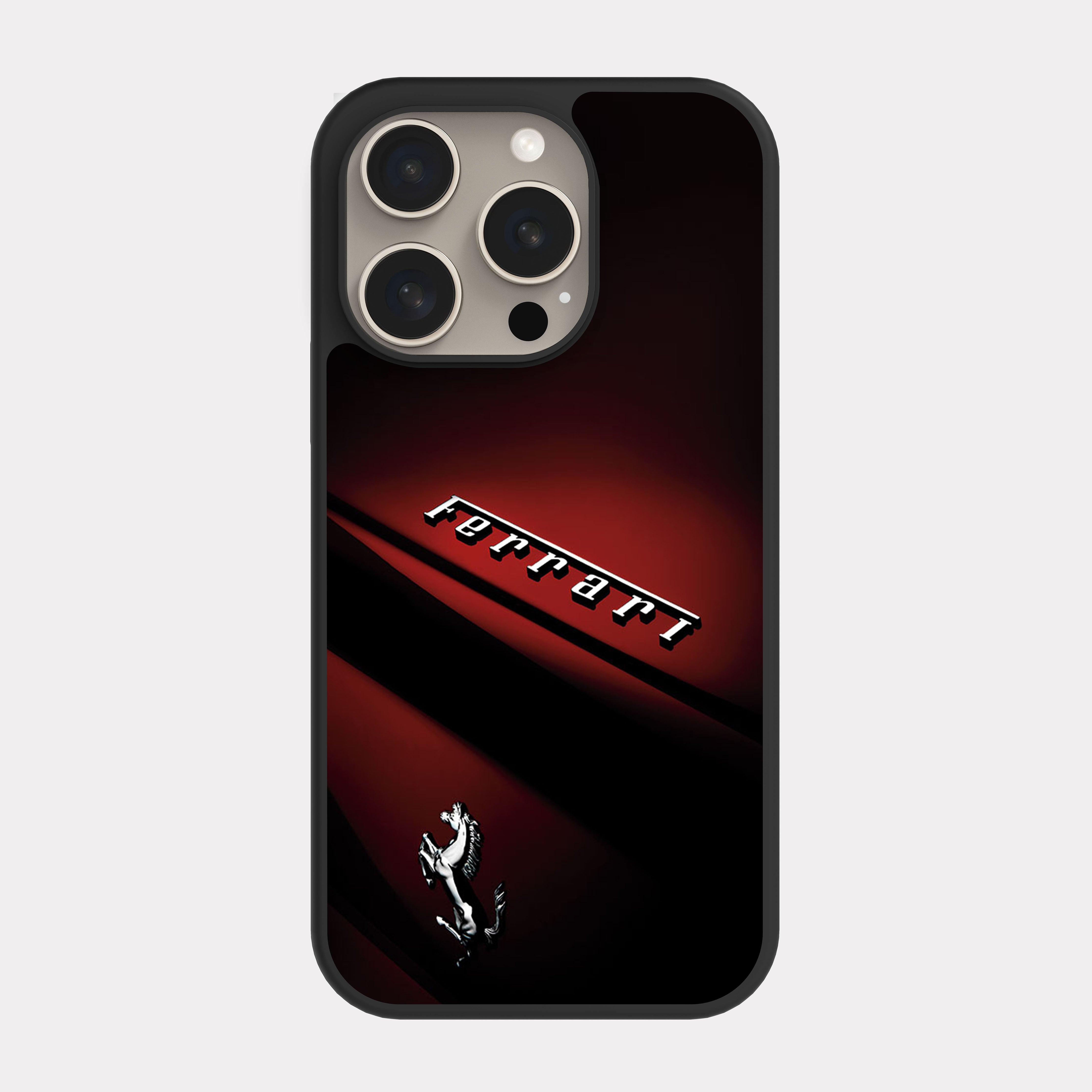 iPhone 15 Pro case cover Ferrari Red