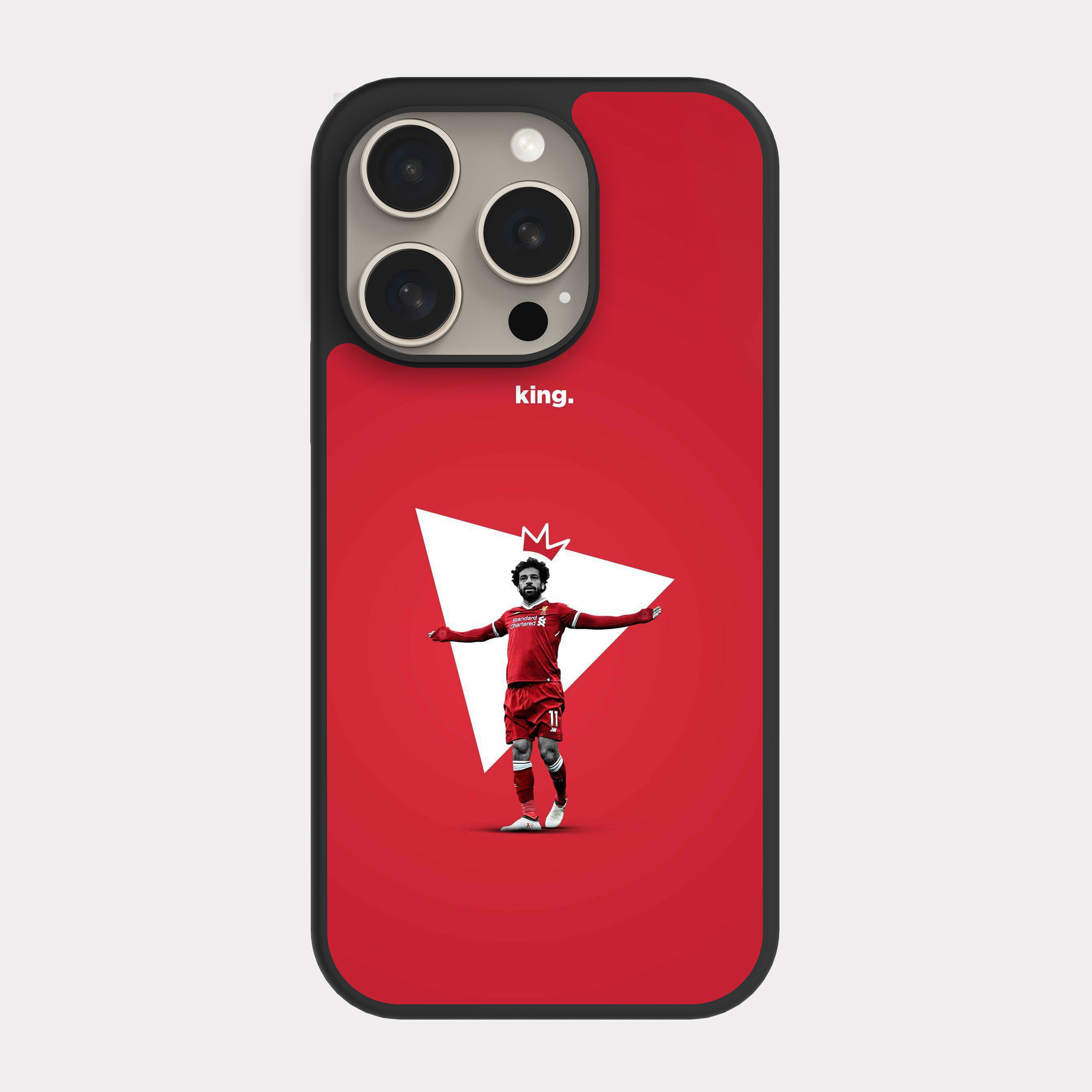 iPhone 15 Pro case cover Mohamed Salah Mo Liverpool Red