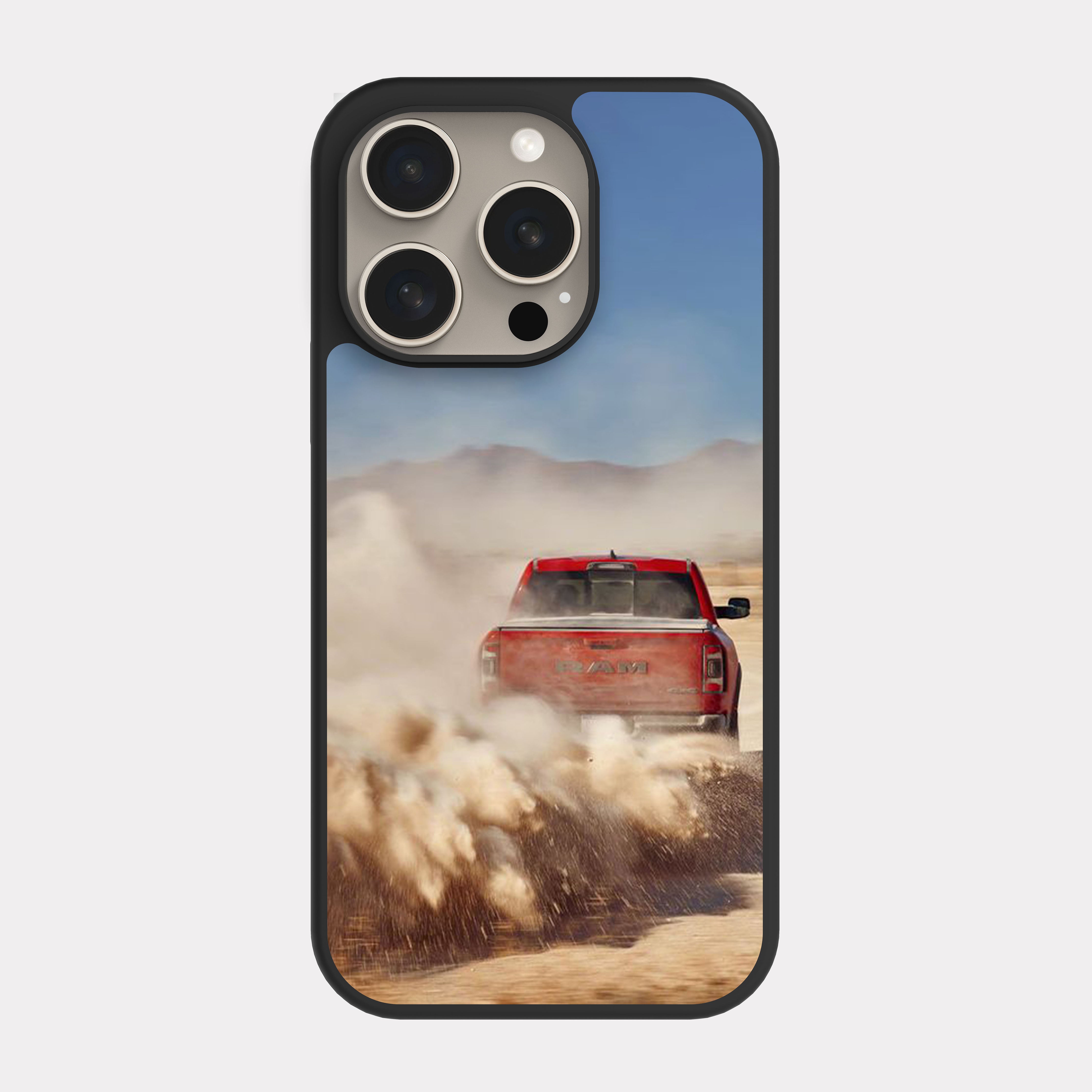 iPhone 15 Pro case cover Dodge Ram 1500 TRX Red Beige