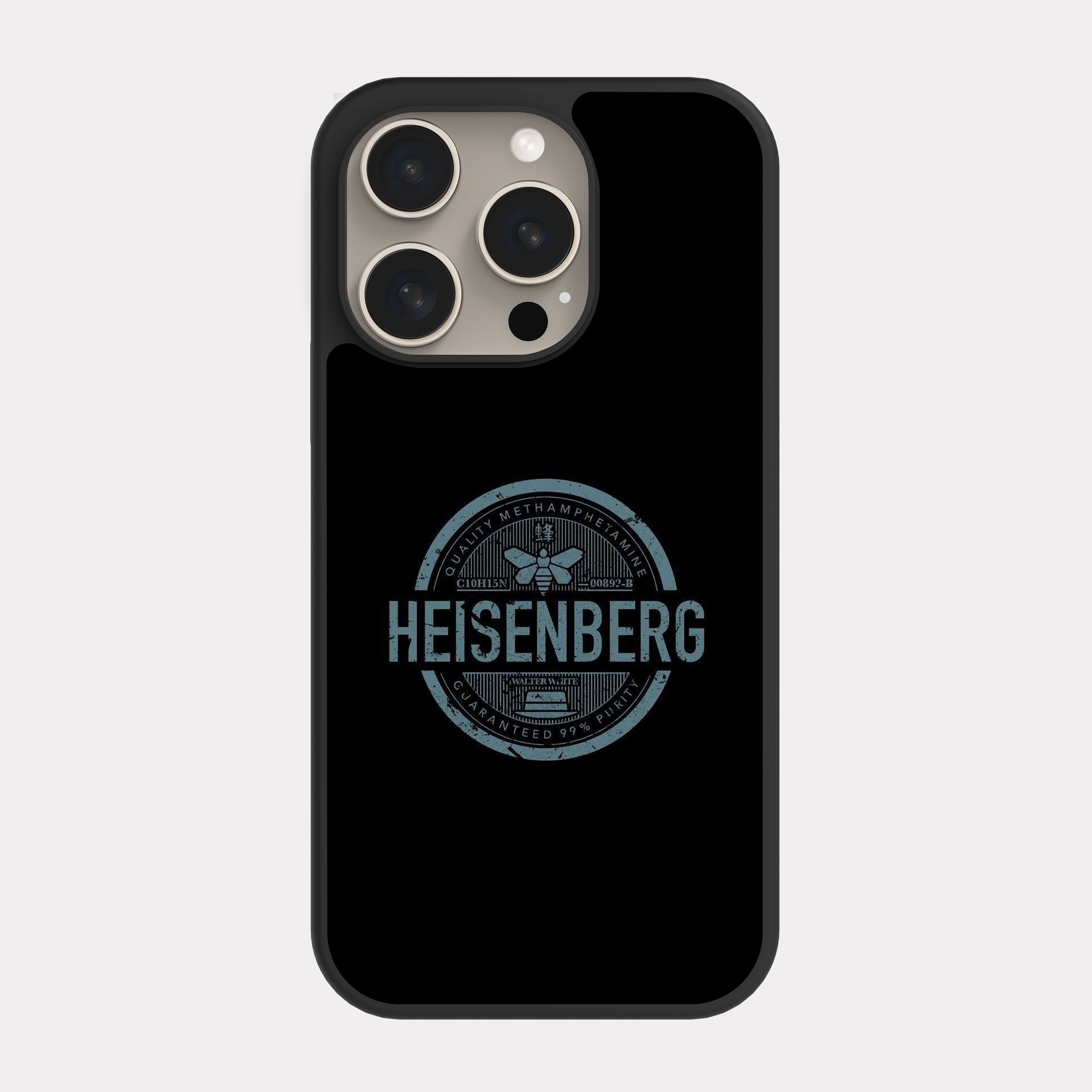 iPhone 15 Pro case cover Breaking Bad Heisenberg Black