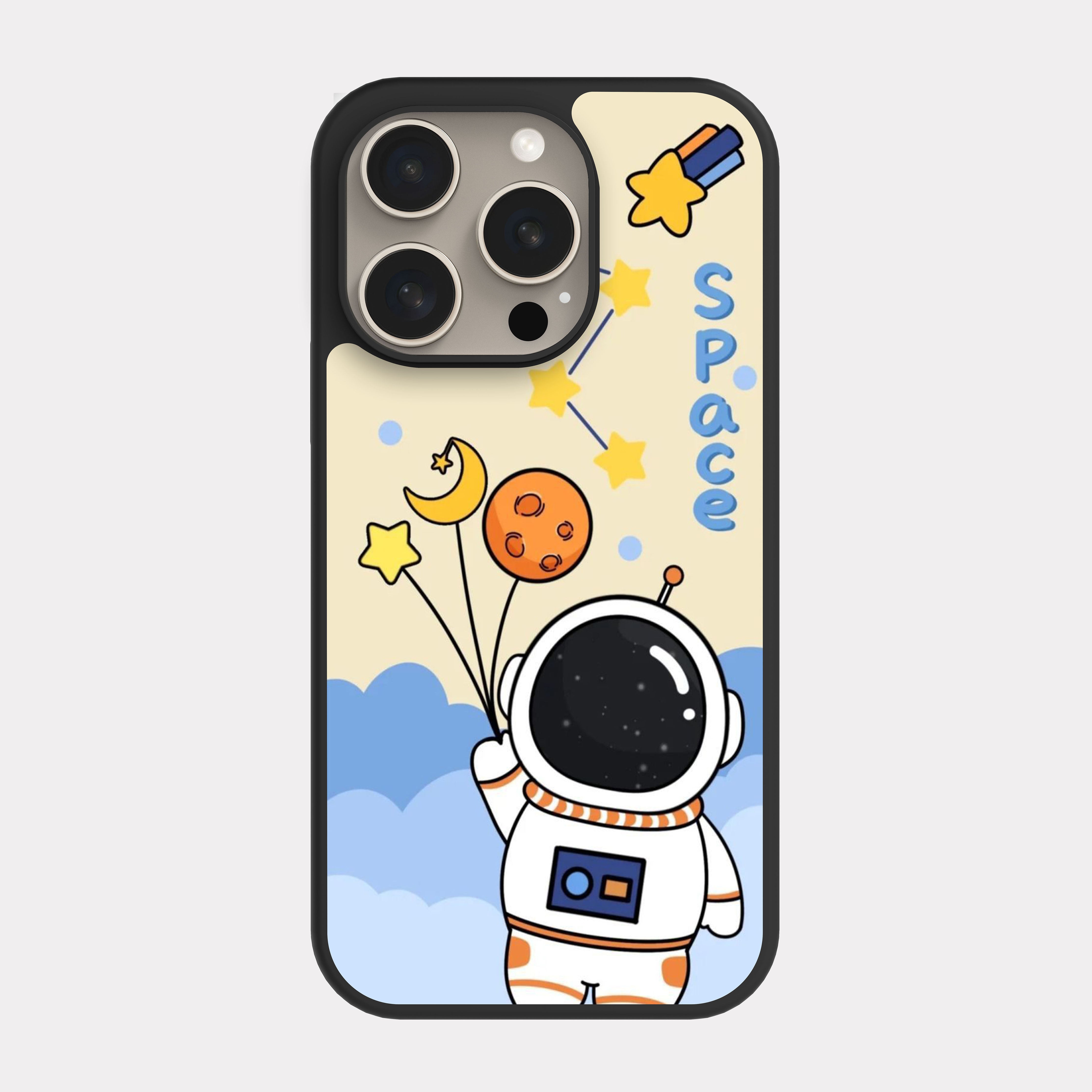 iPhone 15 Pro case cover Space And Kids