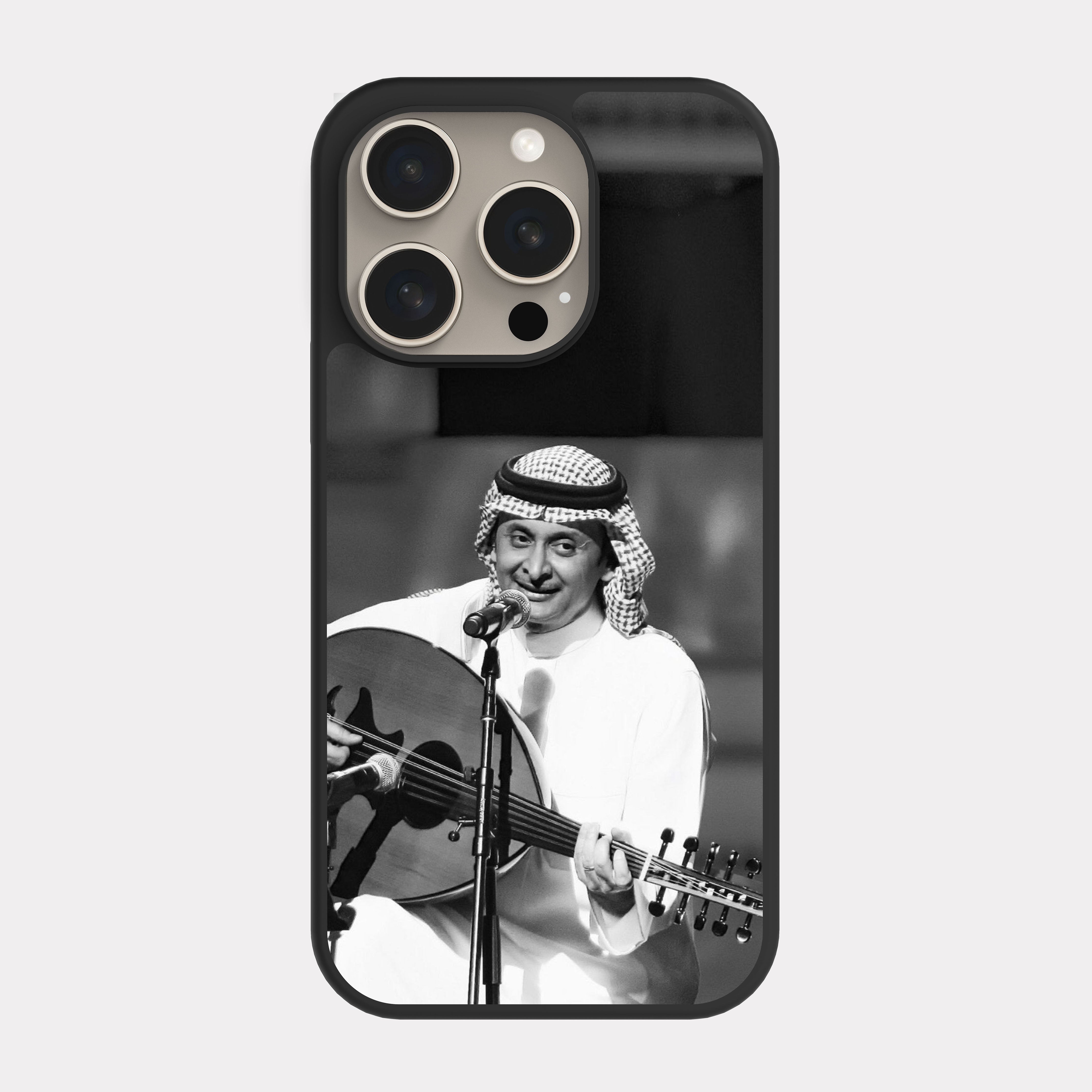 iPhone 15 Pro case cover Abdul Majeed Abdullah White