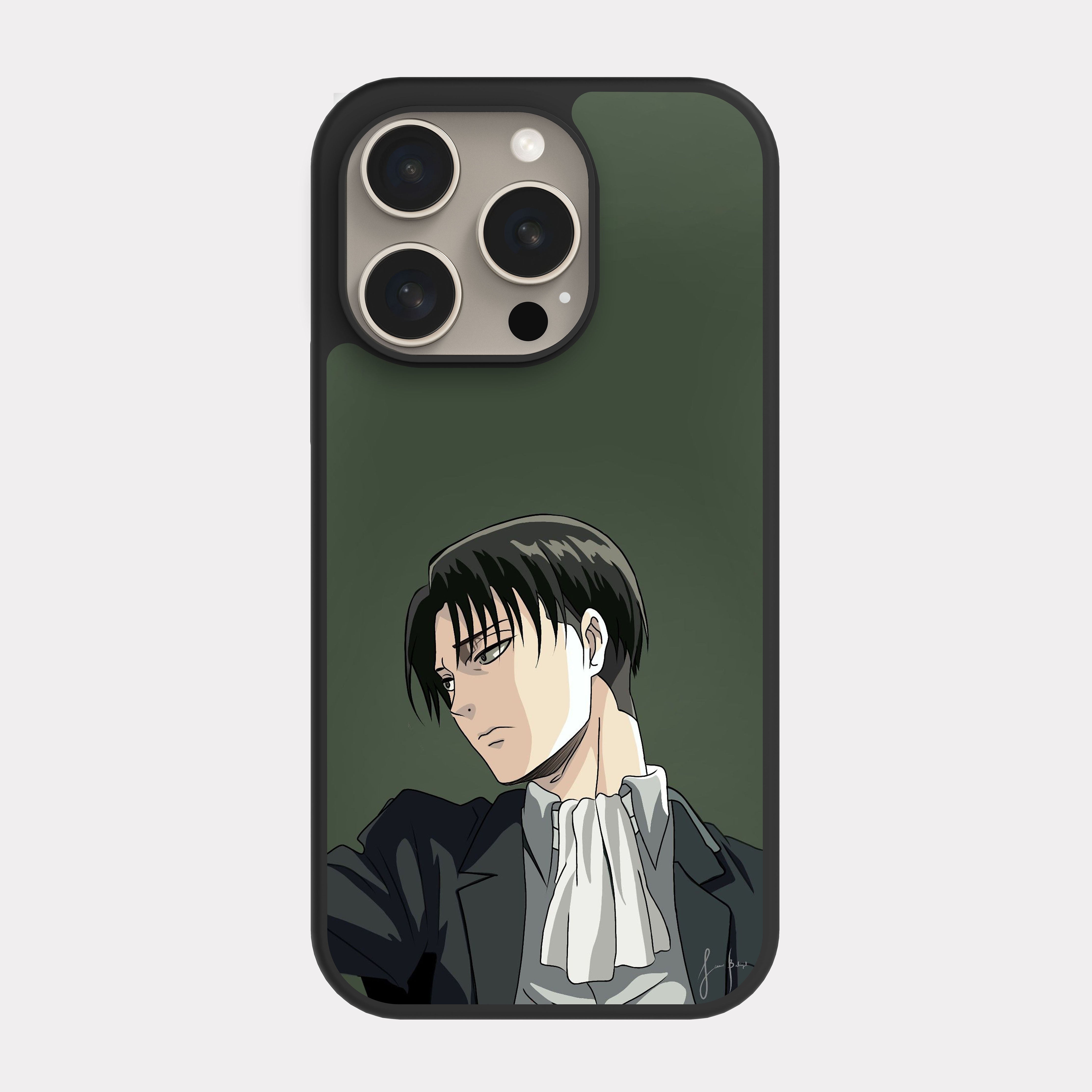 iPhone 15 Pro case cover Levi Ackerman Attack on Titan