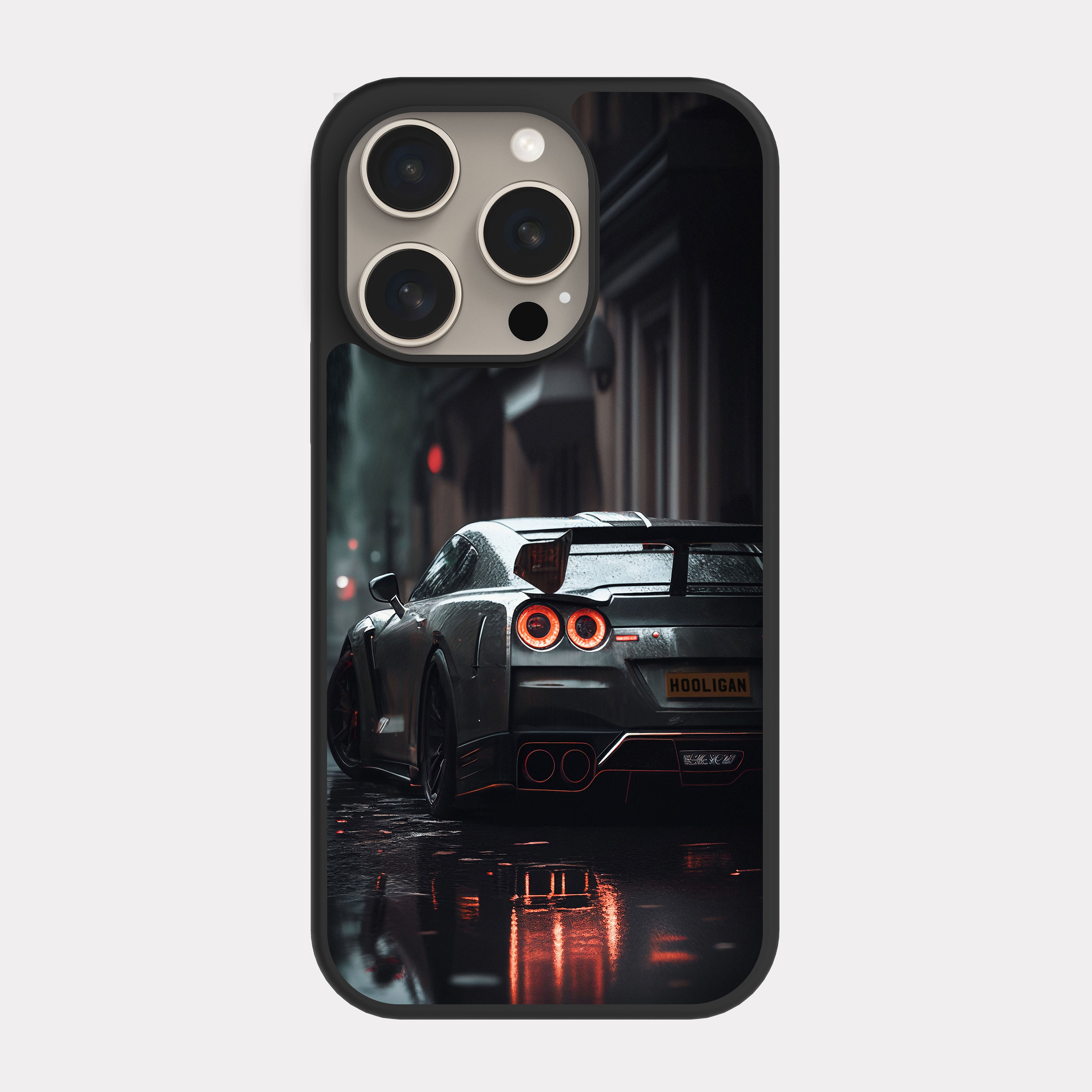 iPhone 15 Pro case cover Nissan GTR Silver
