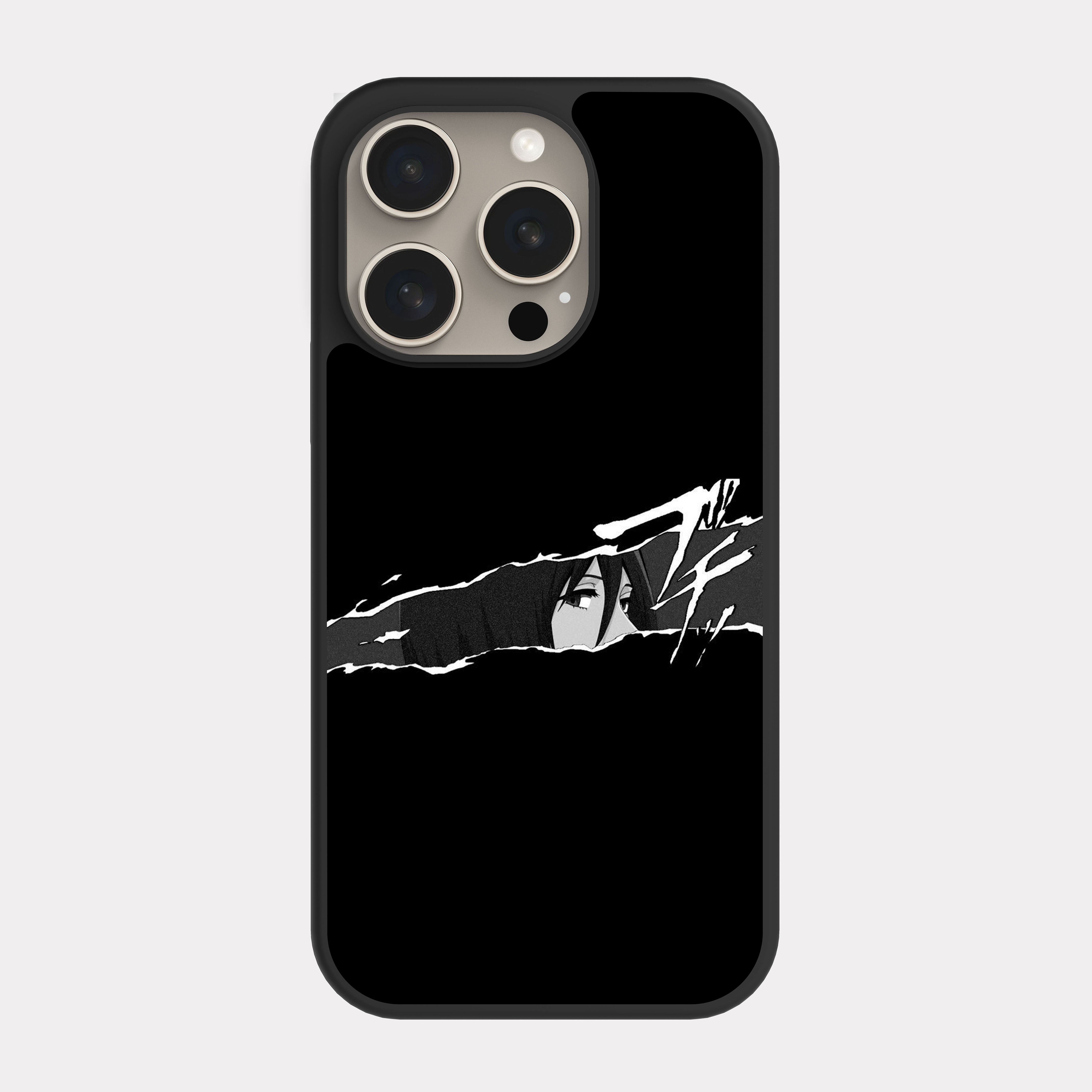 iPhone 15 Pro case cover Attack on Titan Mikasa Ackerman White