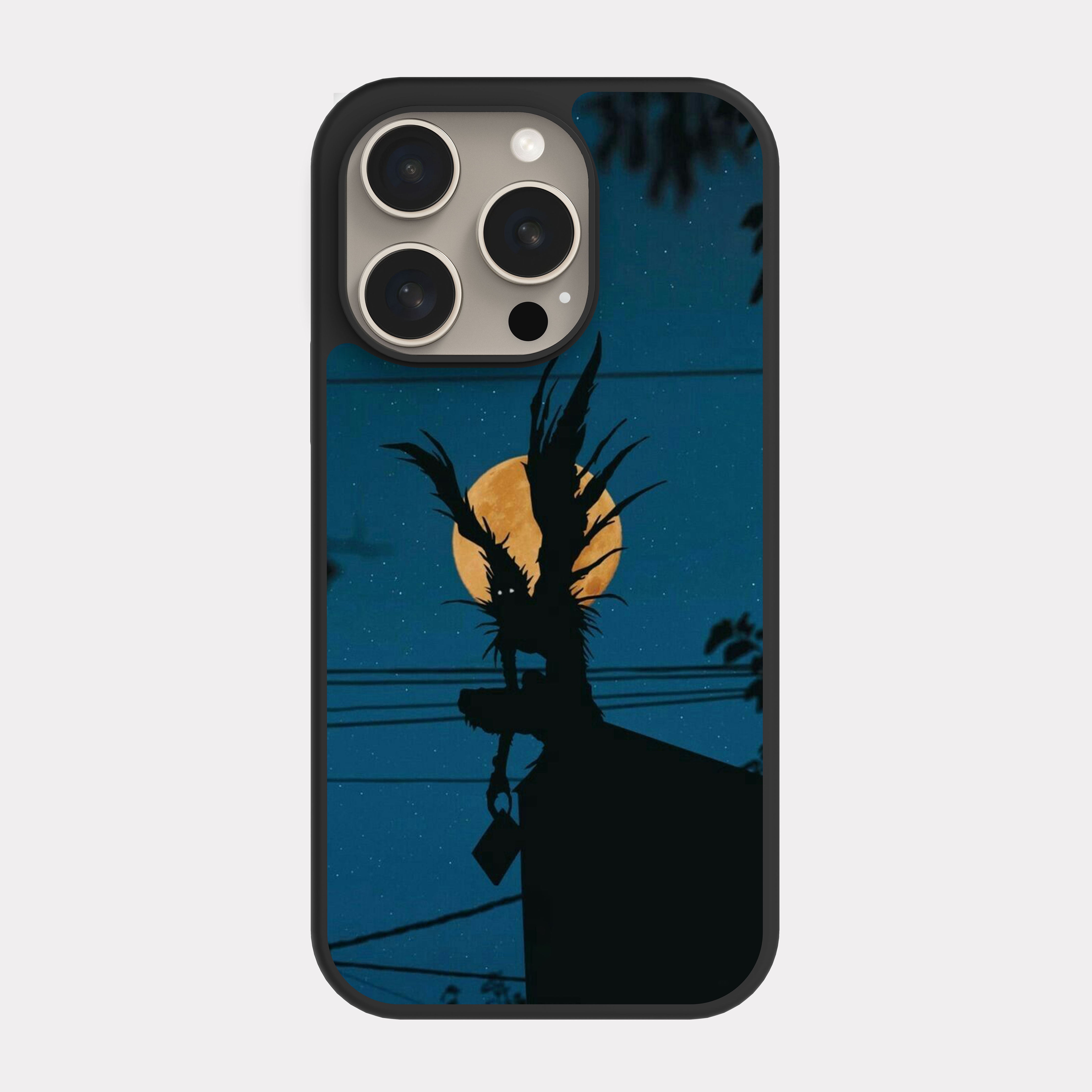 iPhone 15 Pro case cover Death Note Ryuk Black