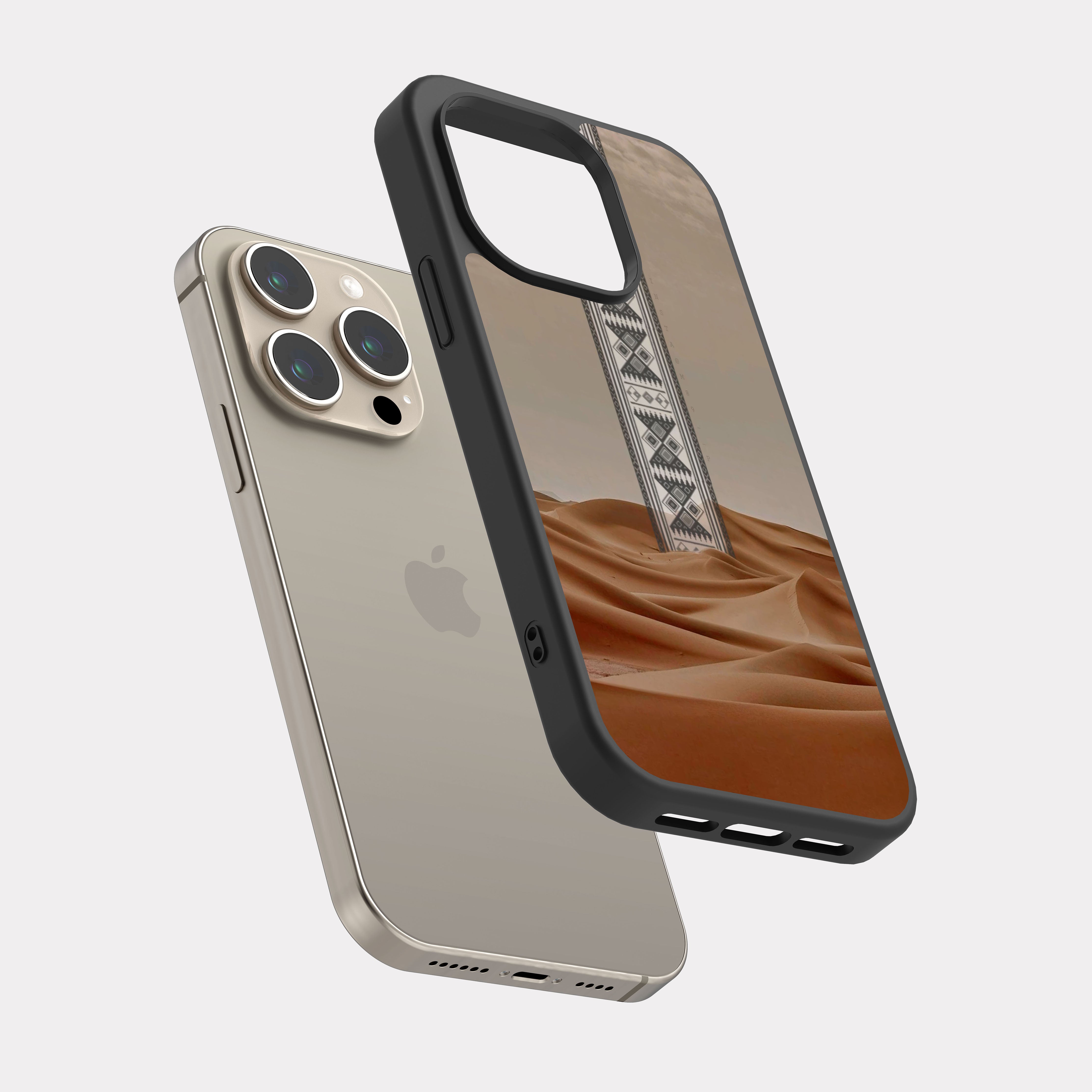 iPhone 15 Pro case cover Saudi Desert Beige