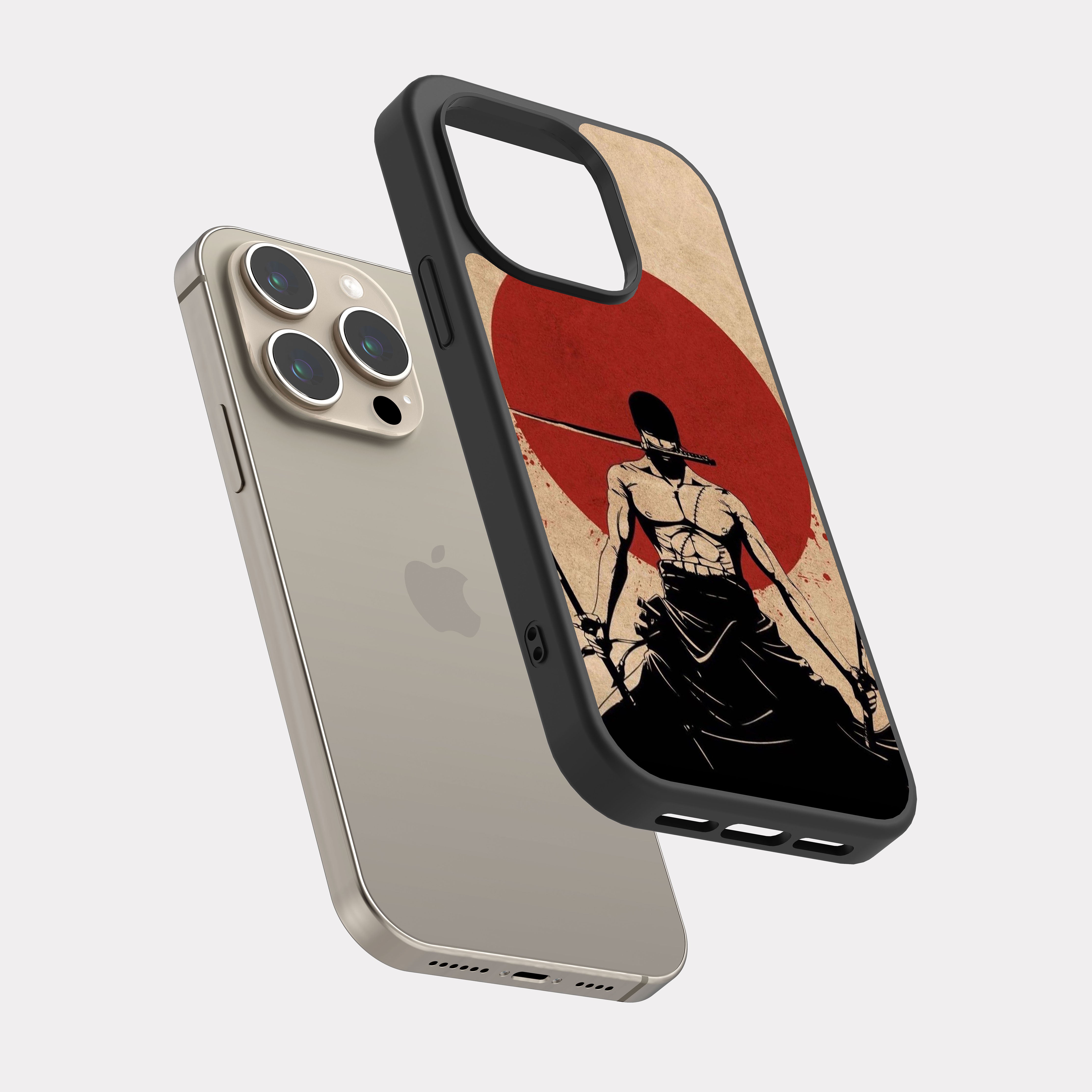 iPhone 15 Pro case cover One Piece Zoro Multicolour