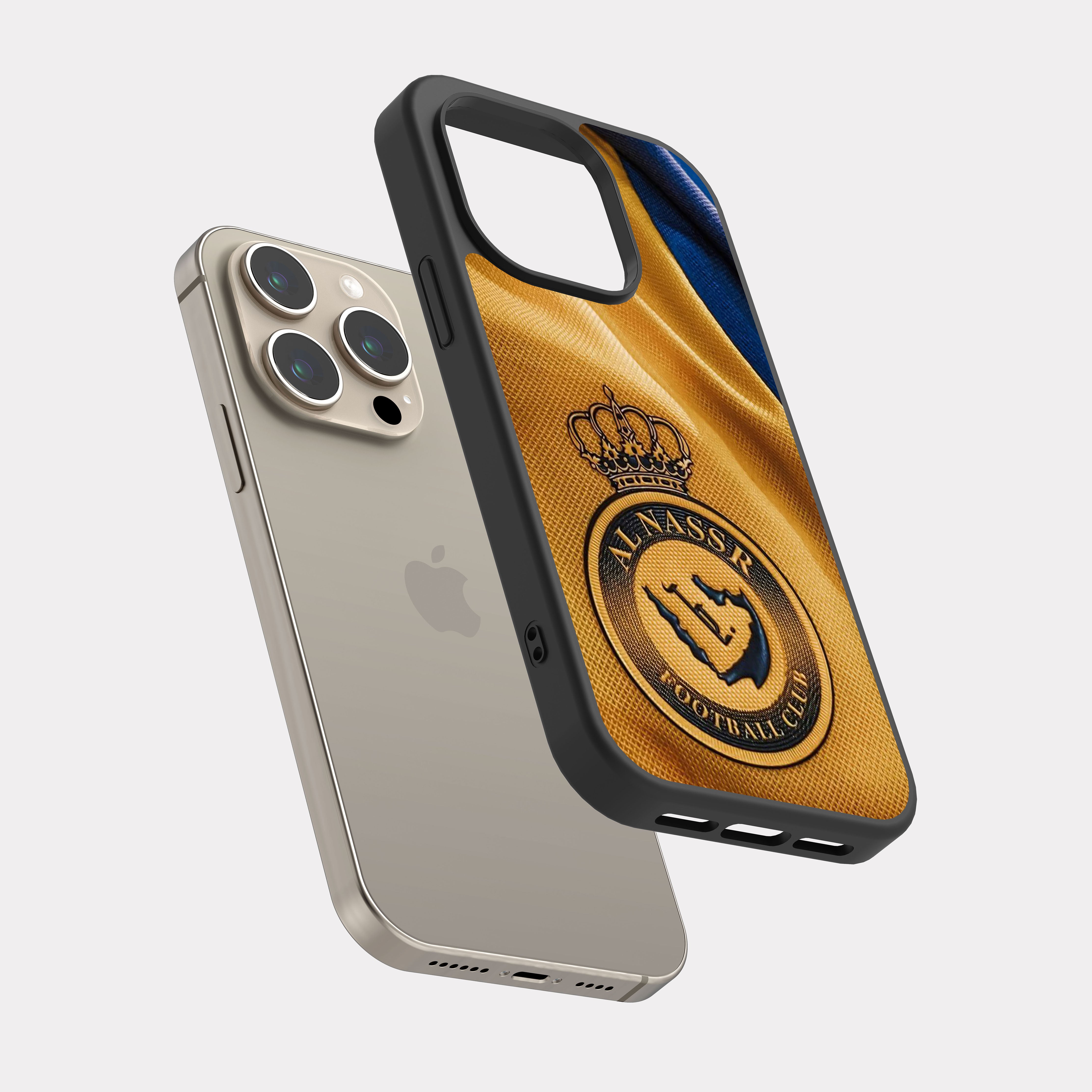 iPhone 15 Pro case cover Alnassr Club FC Yellow