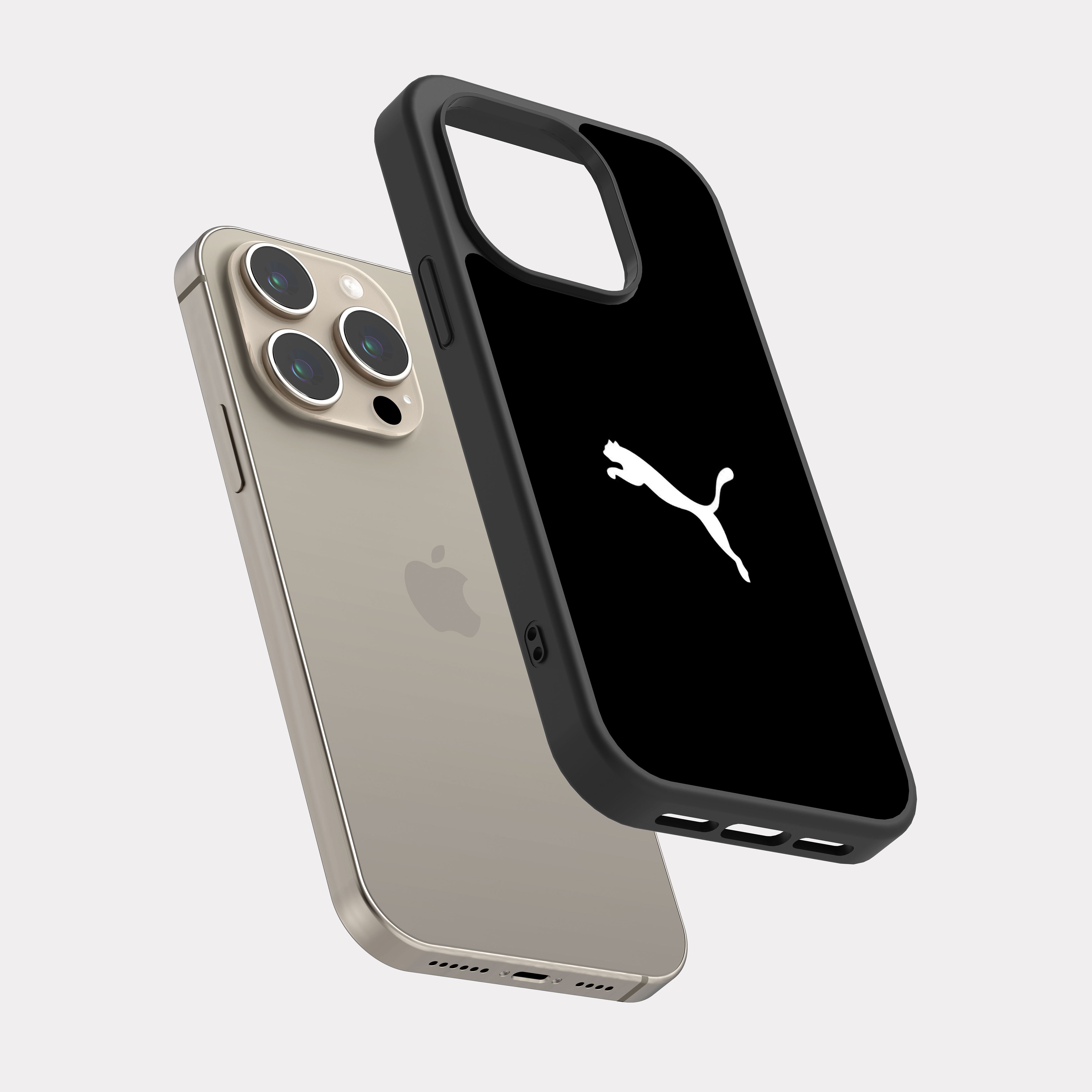 iPhone 15 Pro case cover Puma  White