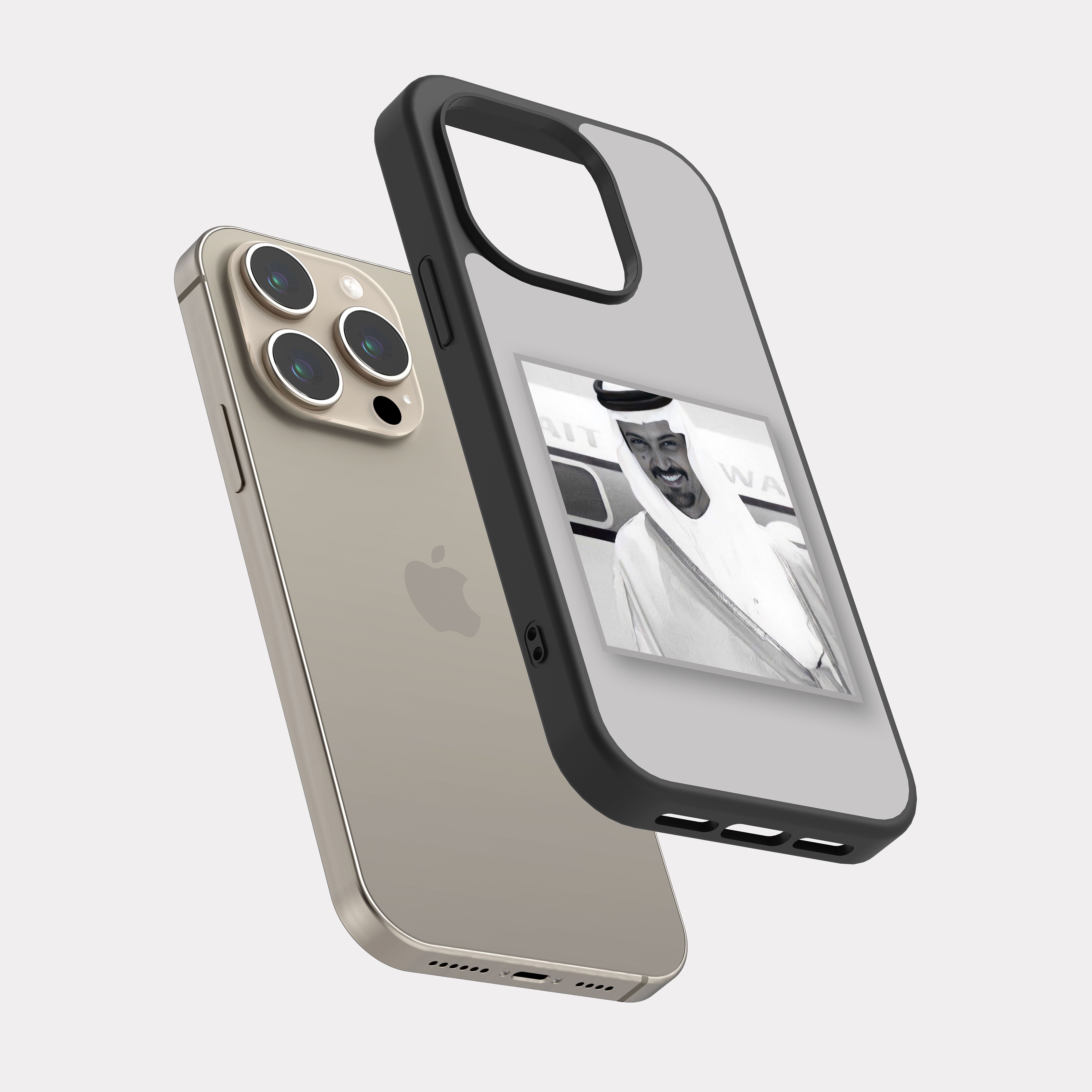 iPhone 15 Pro case cover Prince Saud Al Faisal Grey