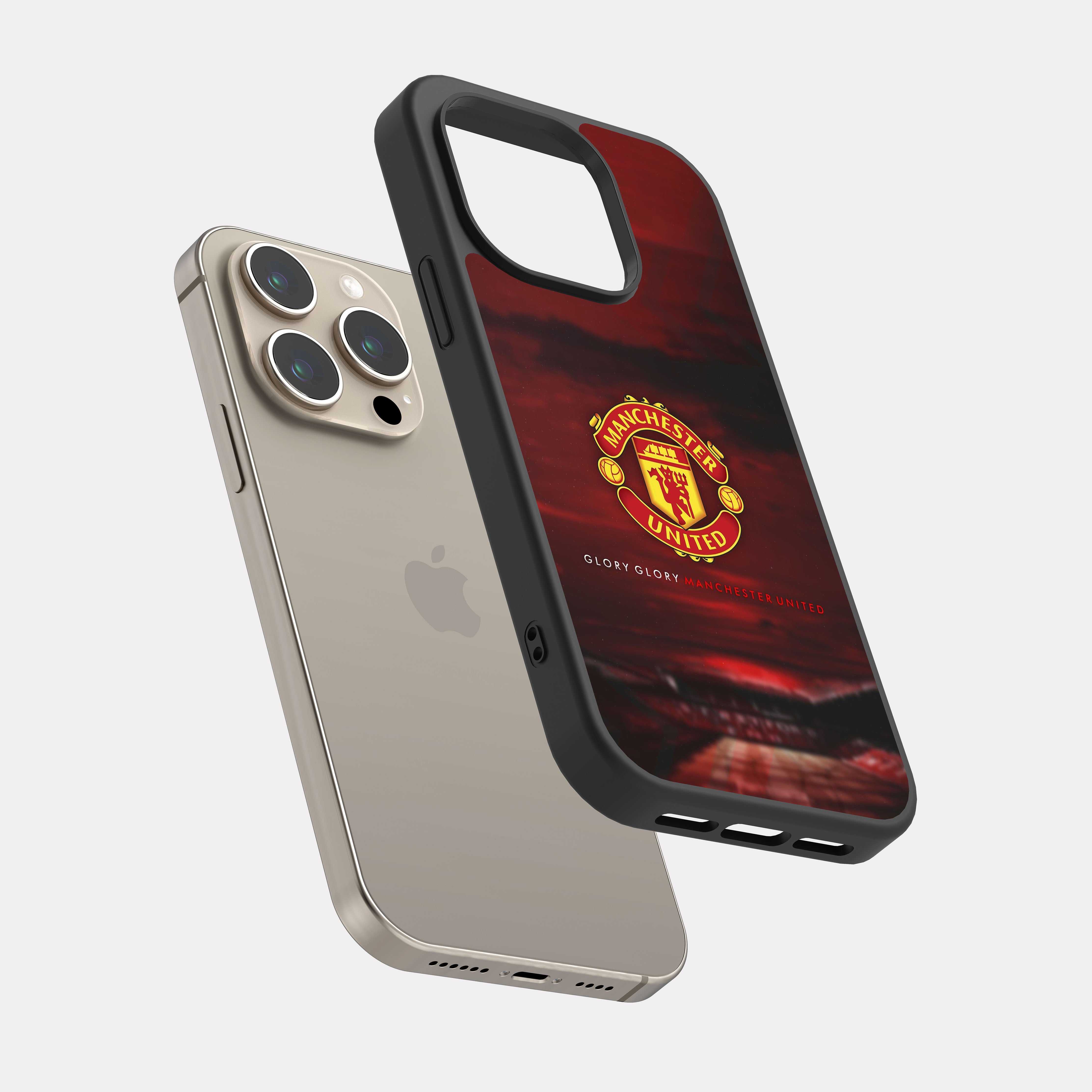 iPhone 15 Pro case cover Manchester United FC Red