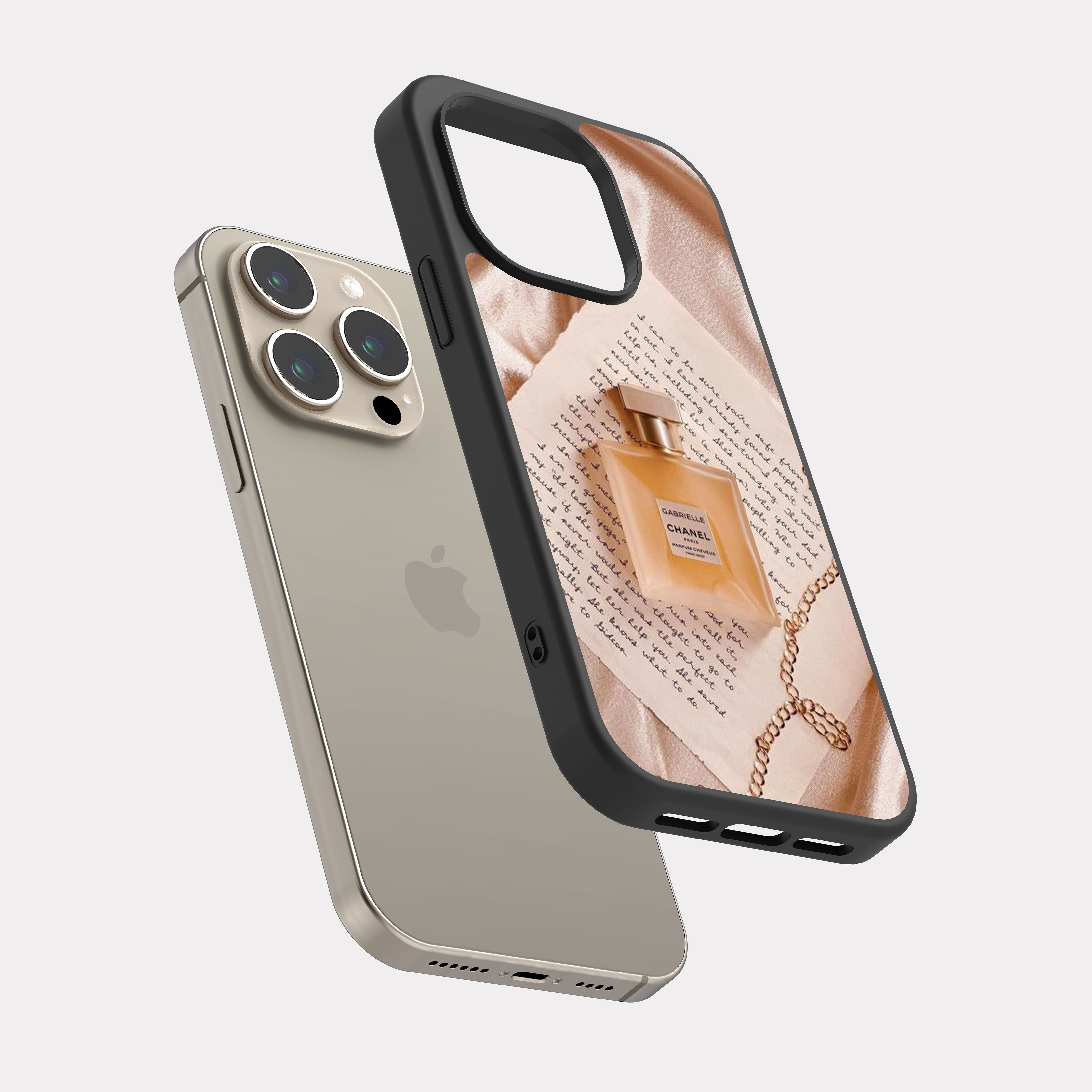 iPhone 15 Pro case cover Chanel Orange