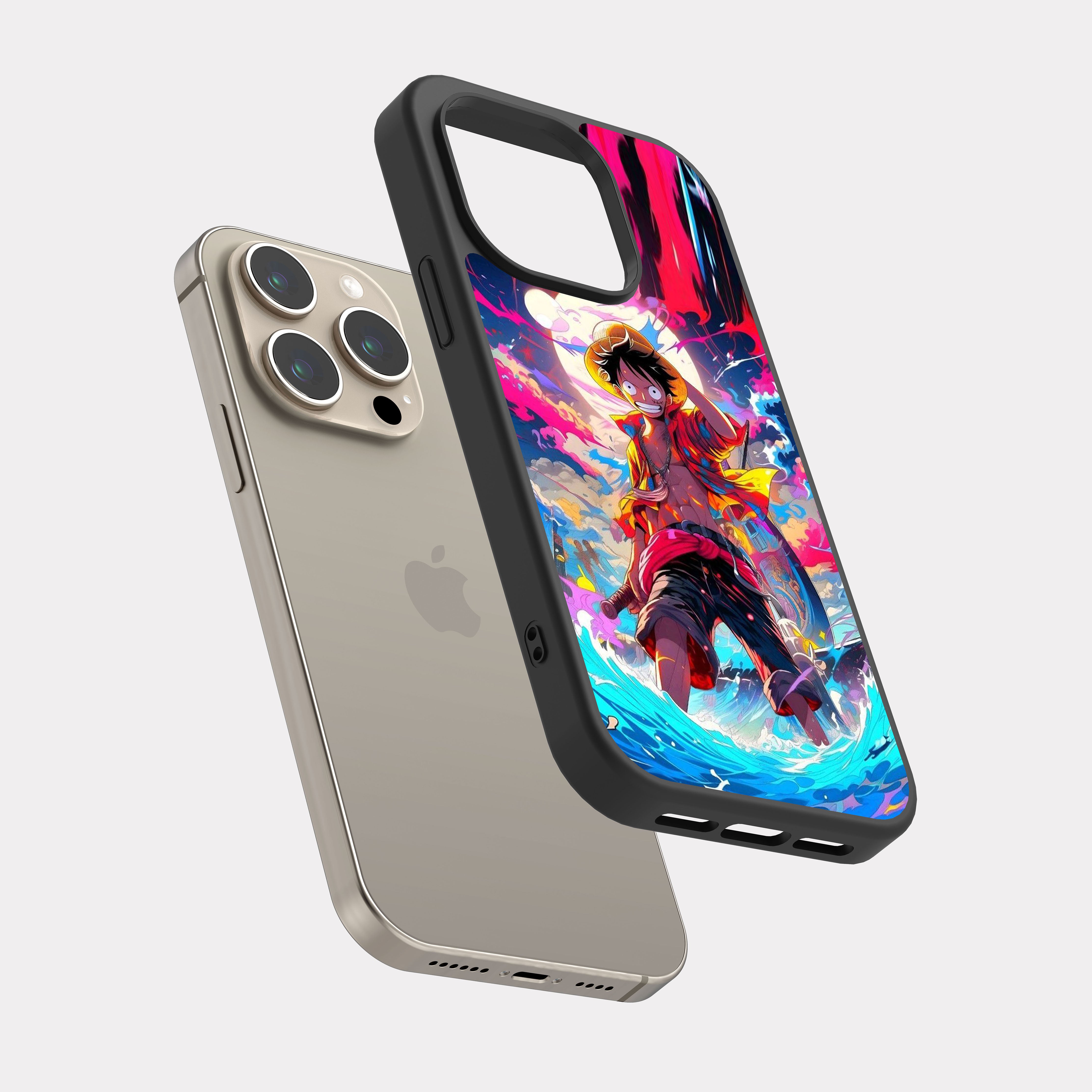 iPhone 15 Pro case cover One Piece Luffy Multicolour