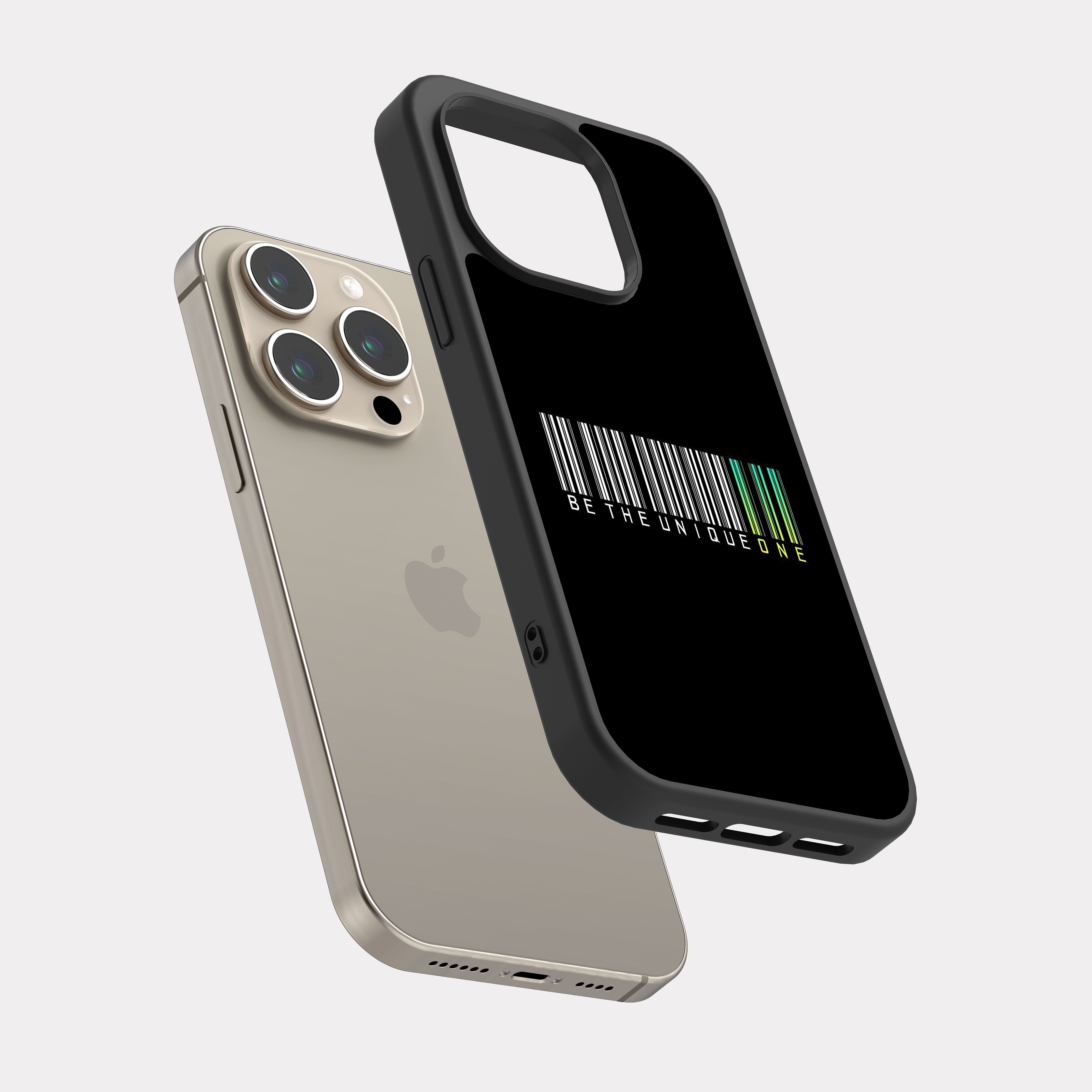 iPhone 15 Pro case cover English Quote be the unique one 