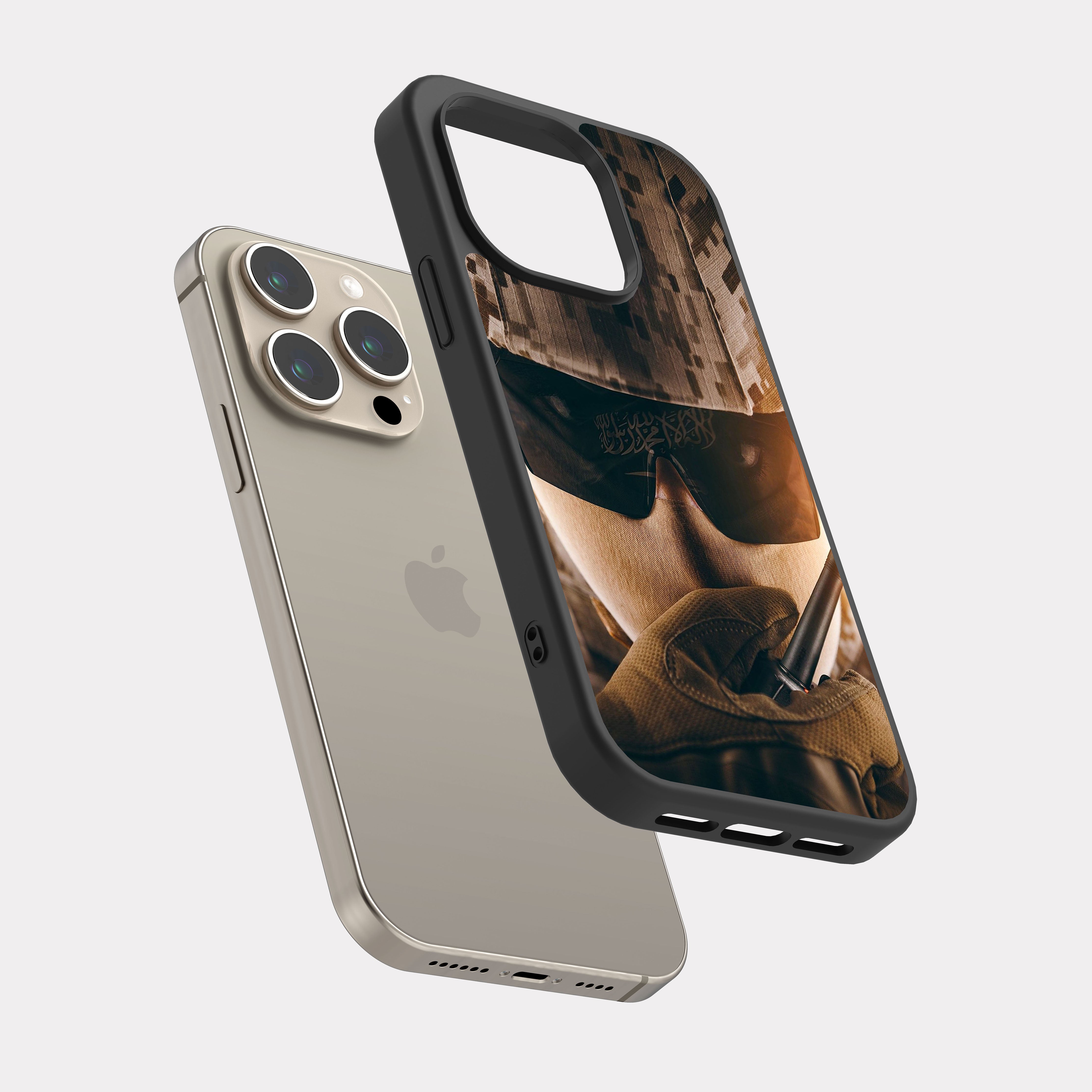 iPhone 15 Pro case cover Saudi Soldier