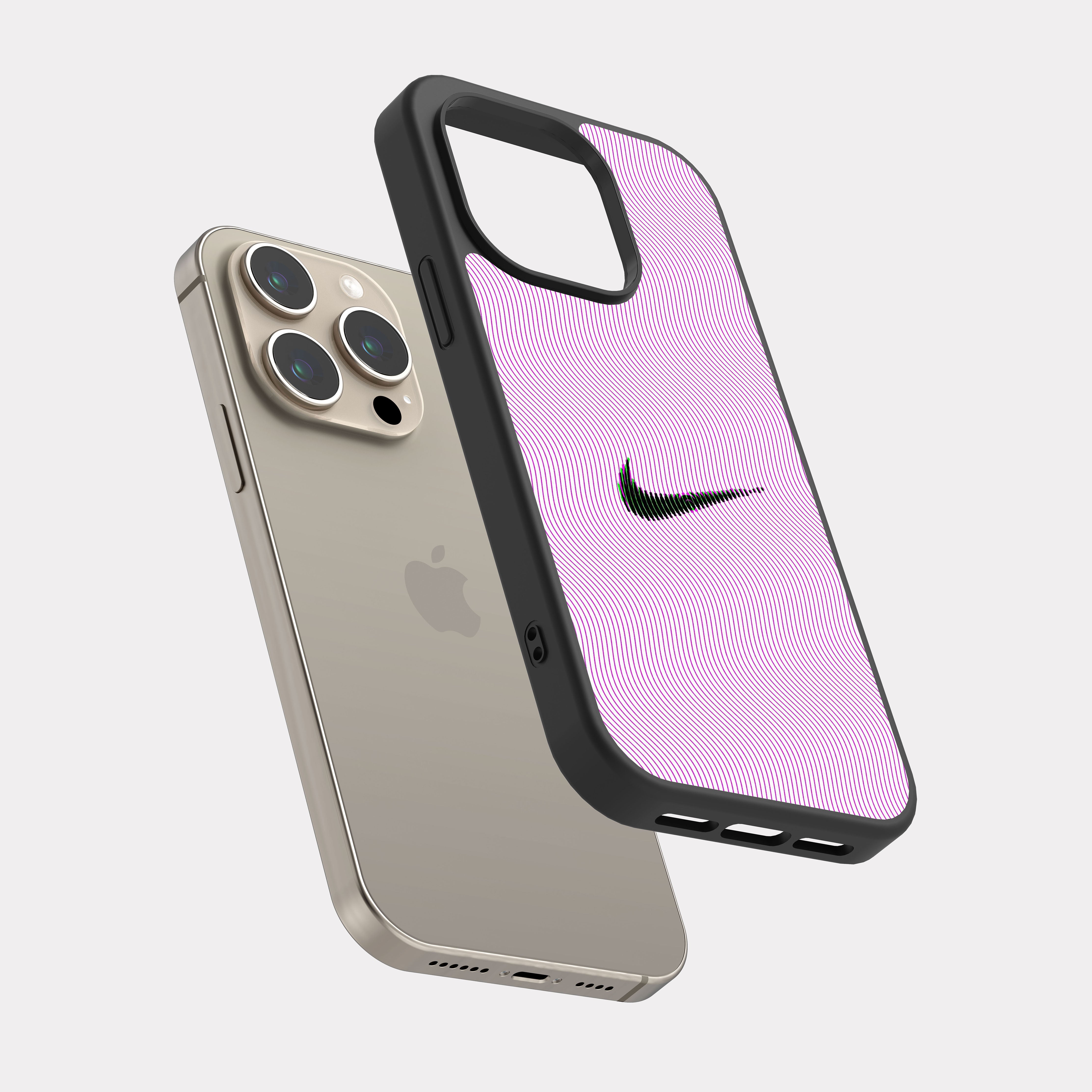 iPhone 15 Pro case cover Nike Pink
