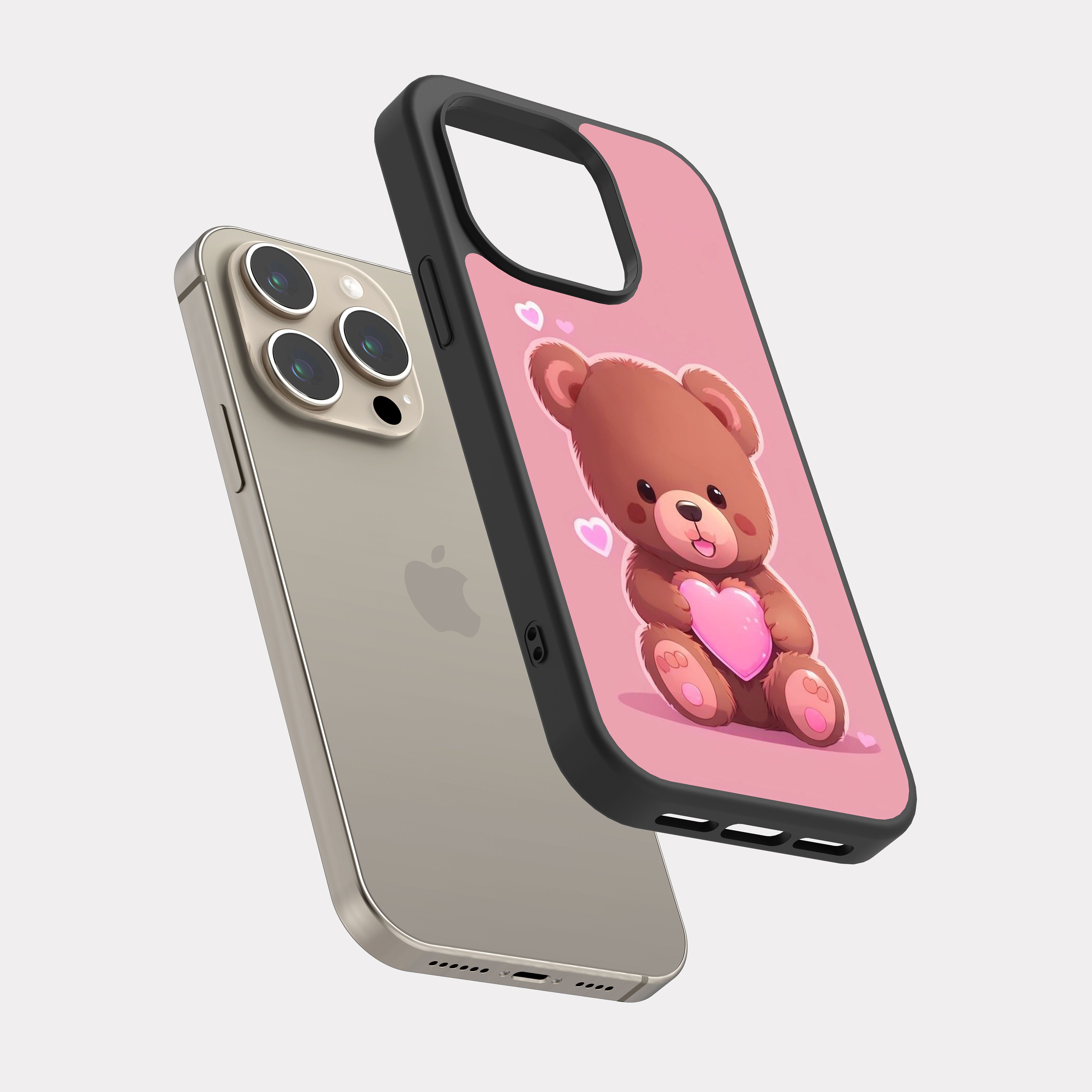 iPhone 15 Pro case cover Teddy Bear