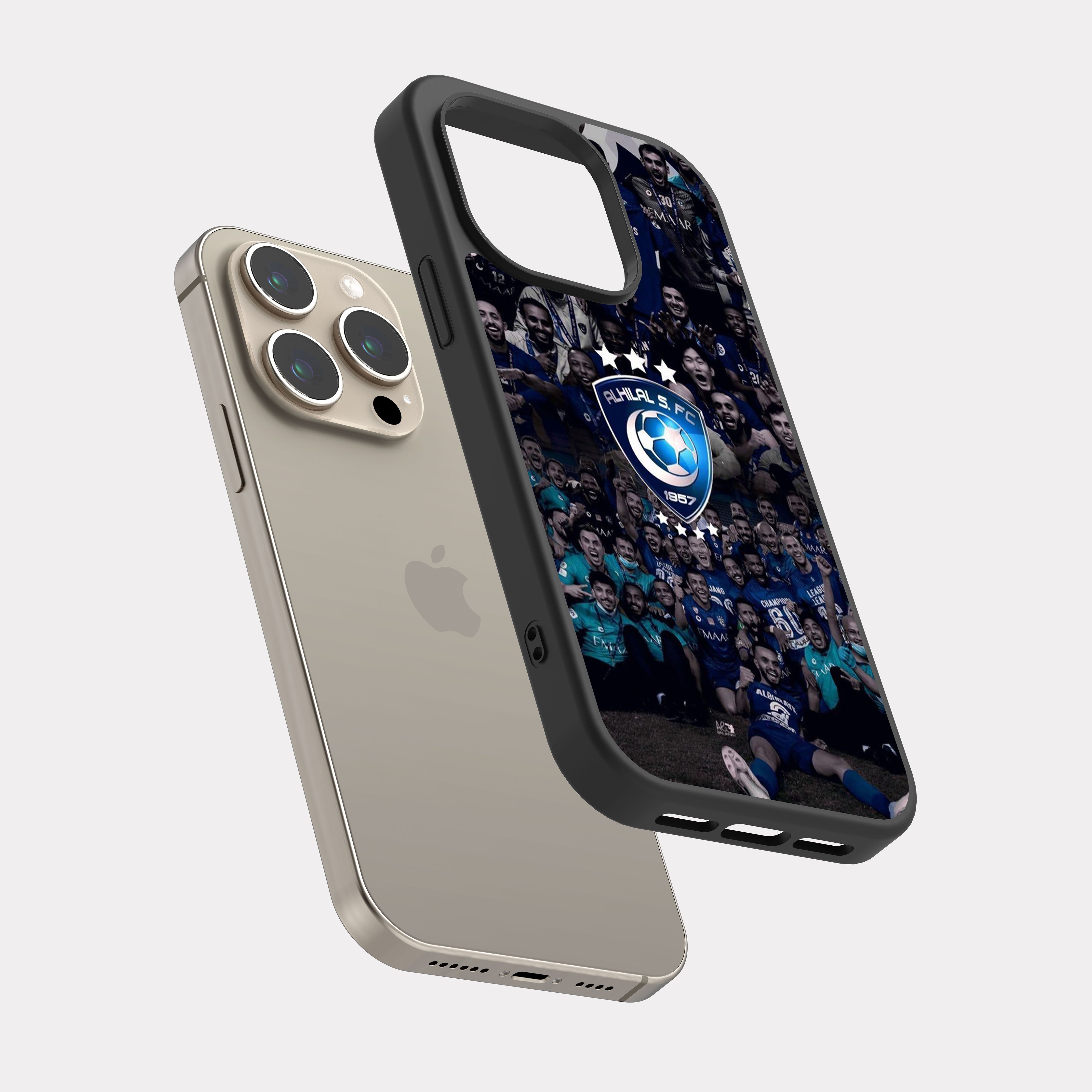 iPhone 15 Pro case cover Alhilal Club Blue