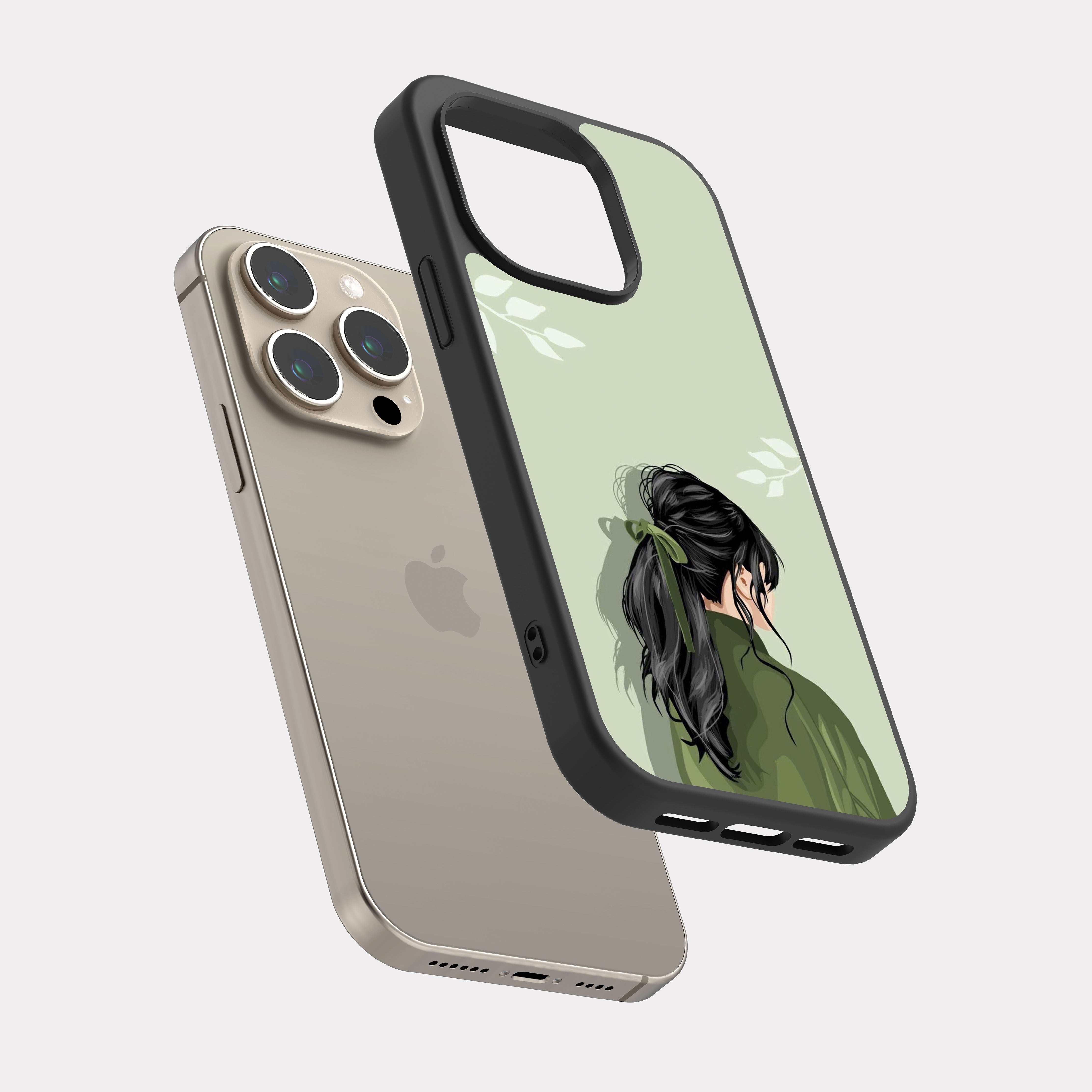 iPhone 15 Pro case cover Attractive Green