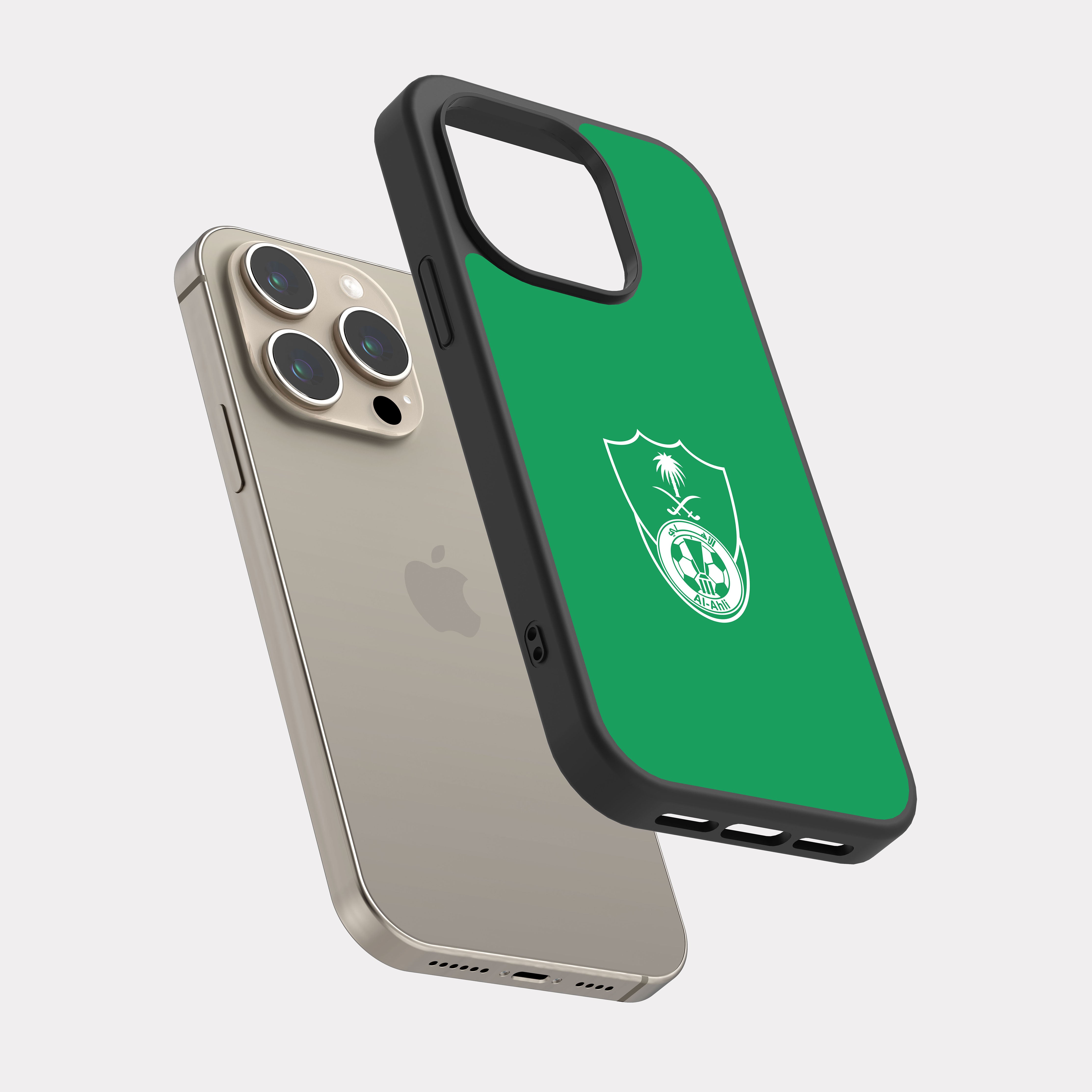 iPhone 15 Pro case cover Alahli Club White