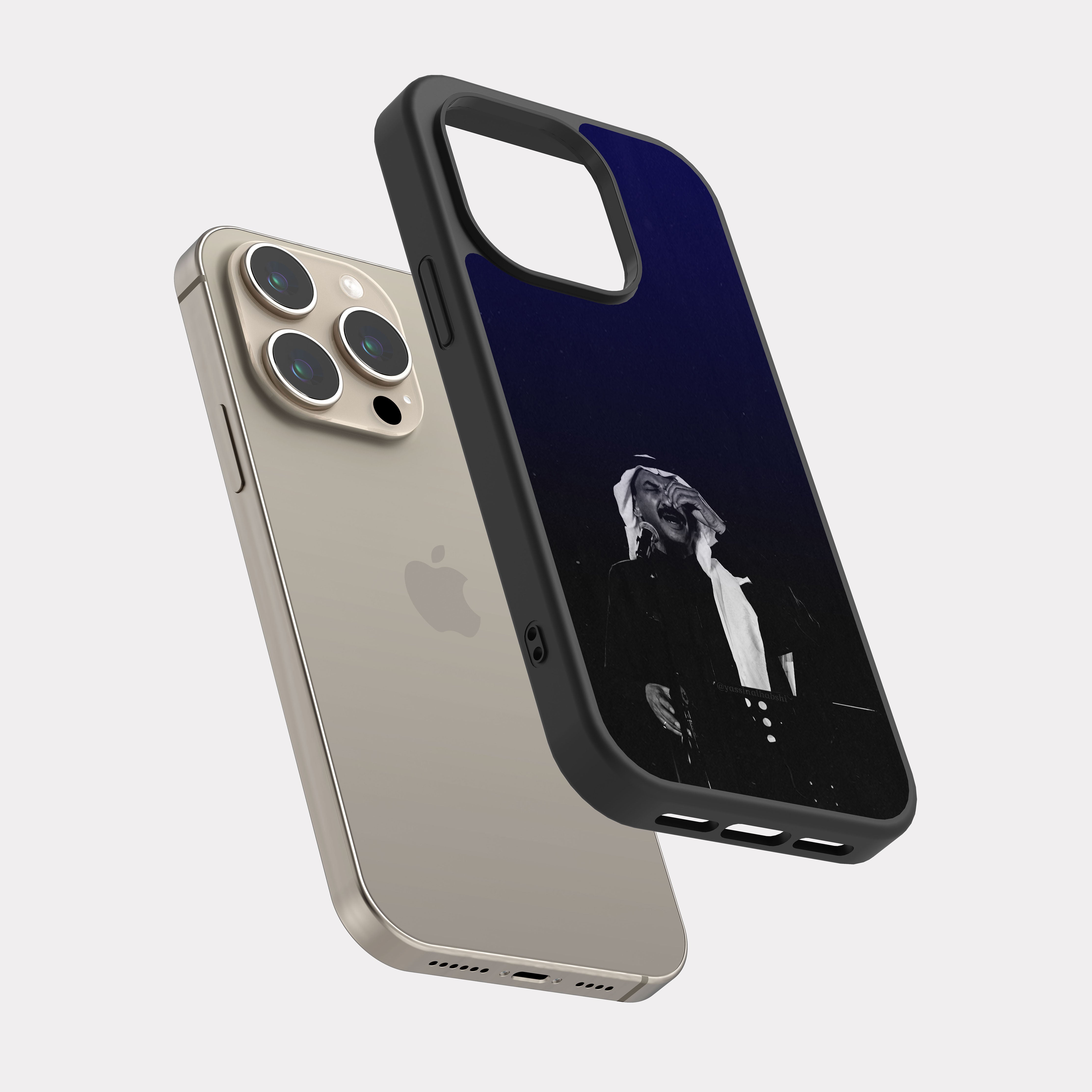 iPhone 15 Pro case cover Abadi AlJohar Black