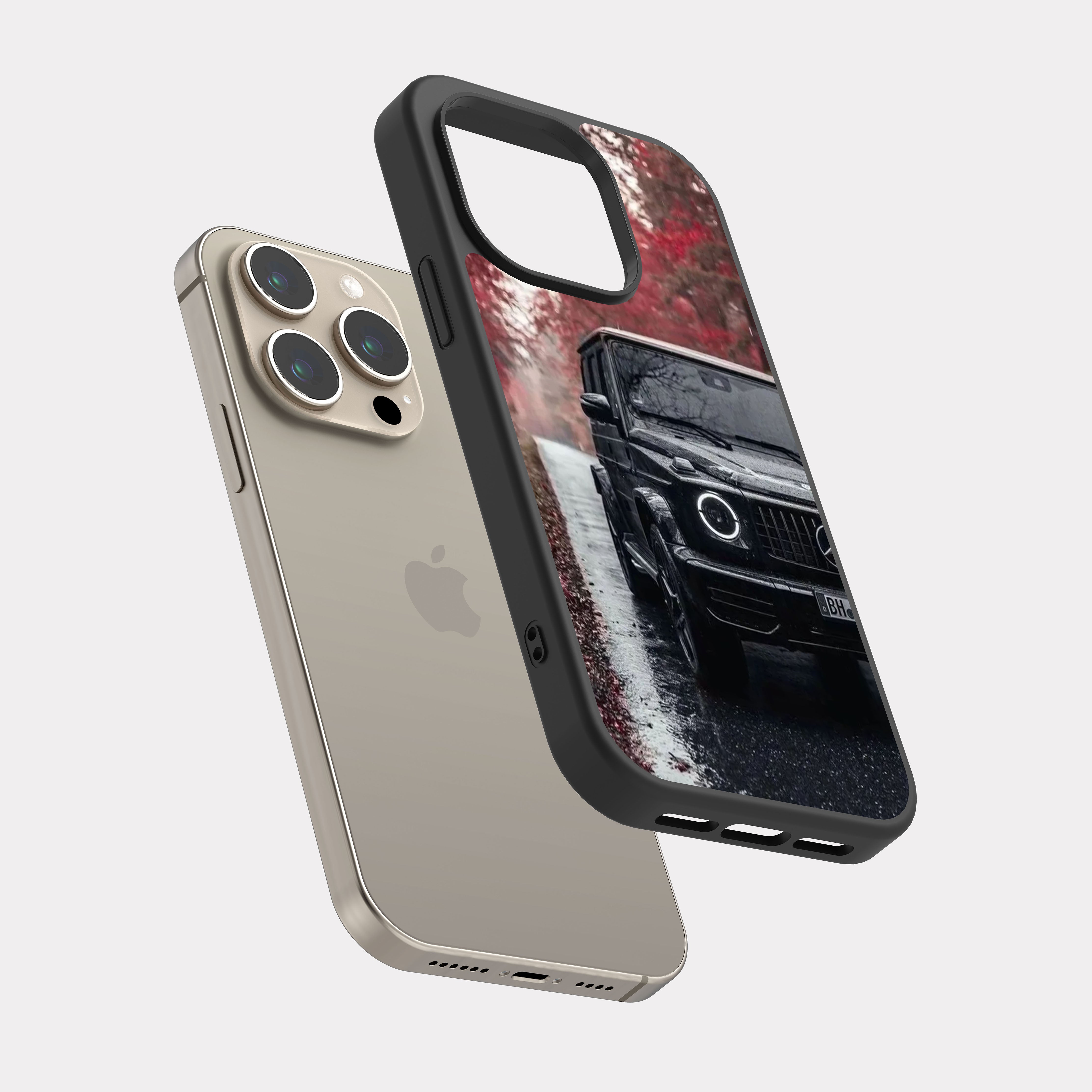 iPhone 15 Pro case cover Mercedes G Class Red