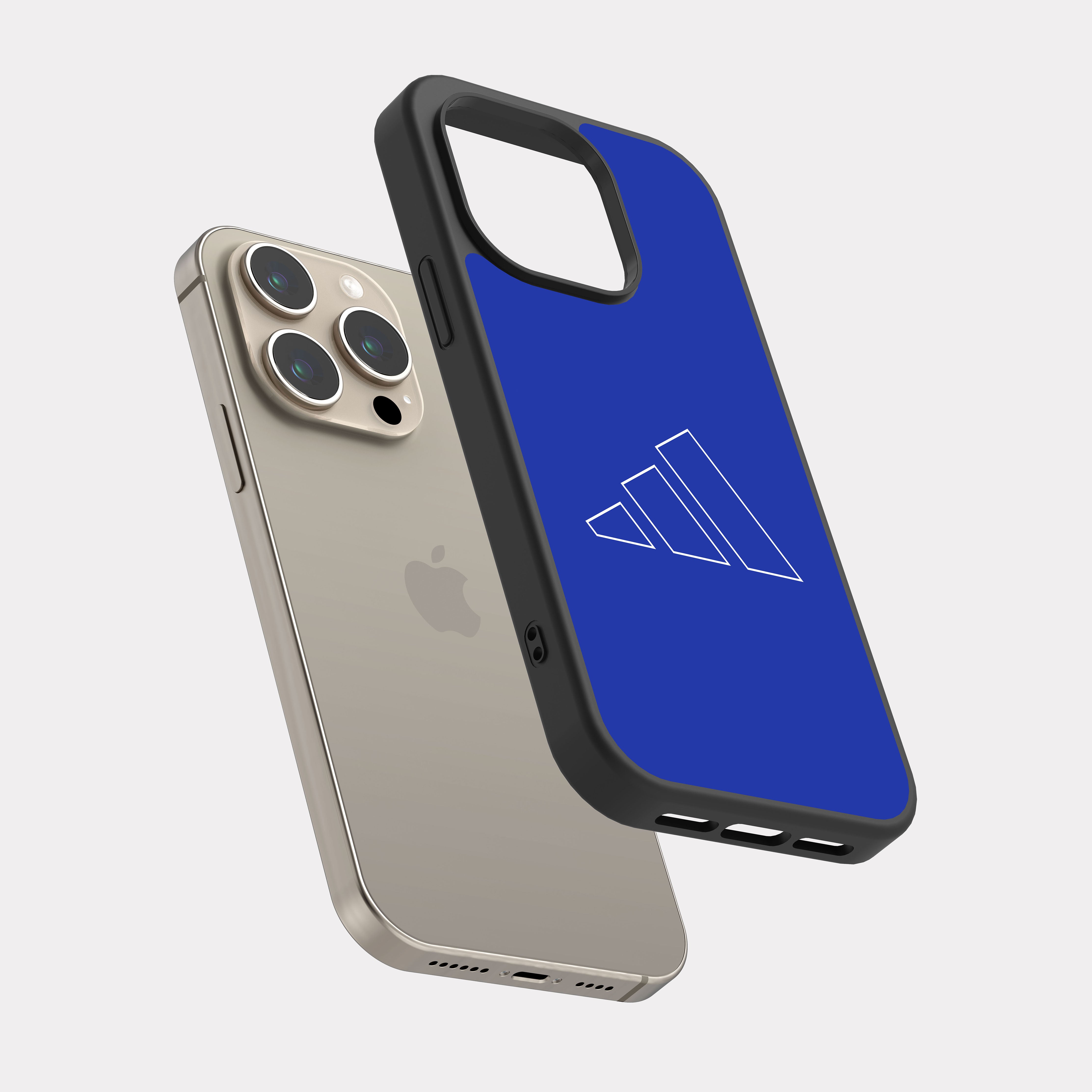 iPhone 15 Pro case cover Adidas Blue