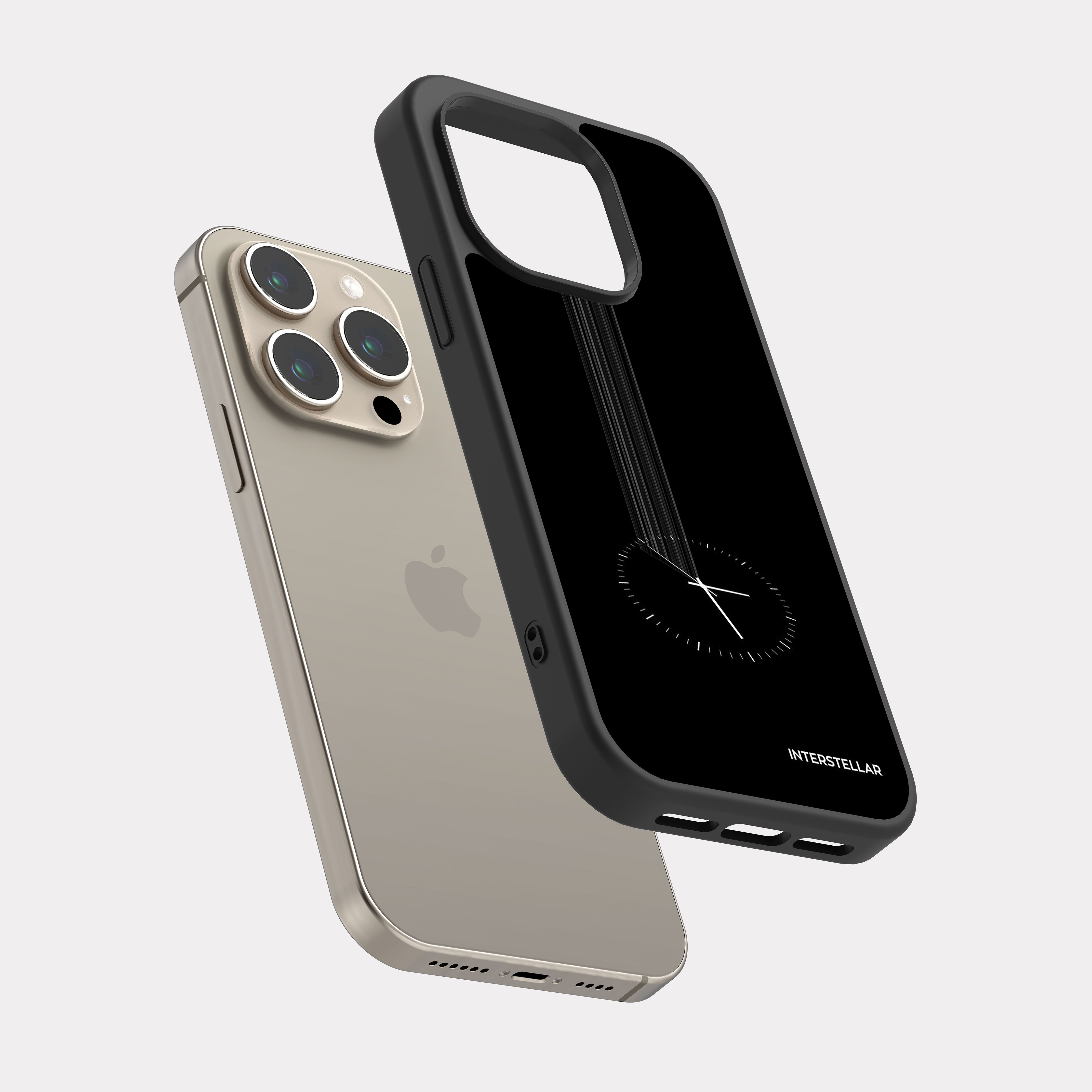iPhone 15 Pro case cover interstellar Black