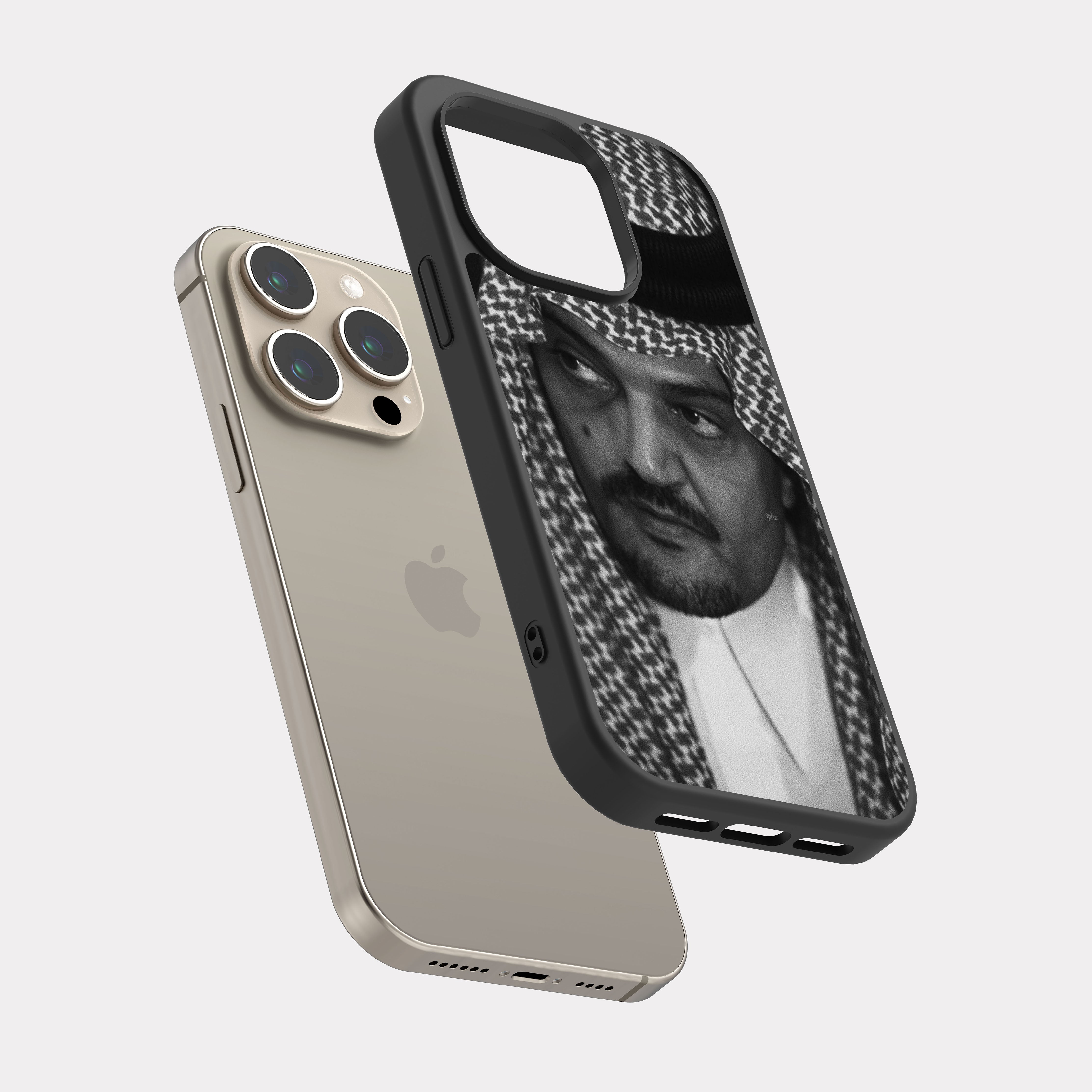 iPhone 15 Pro case cover Prince Saud Al Faisal colorful