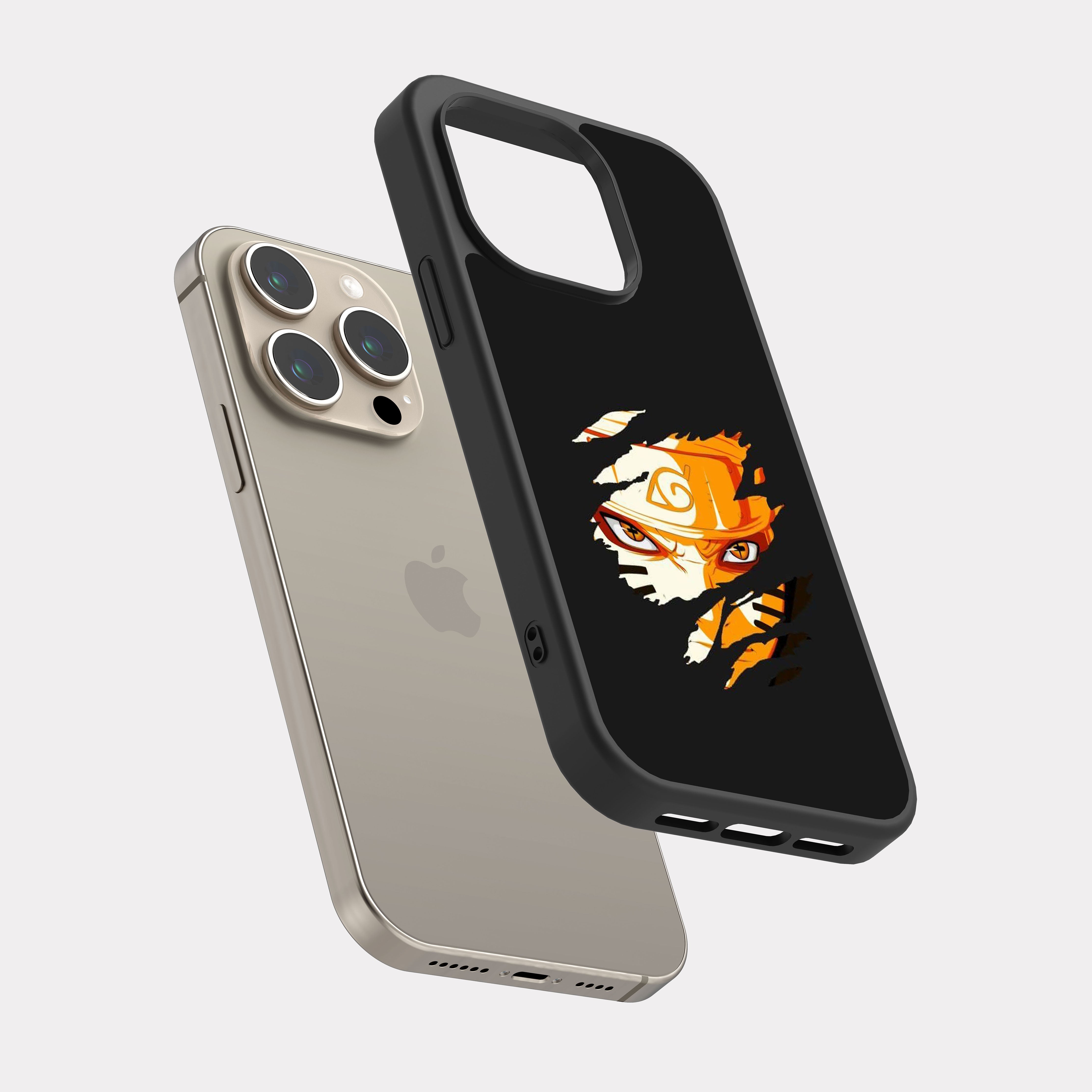 iPhone 15 Pro case cover Naruto Black