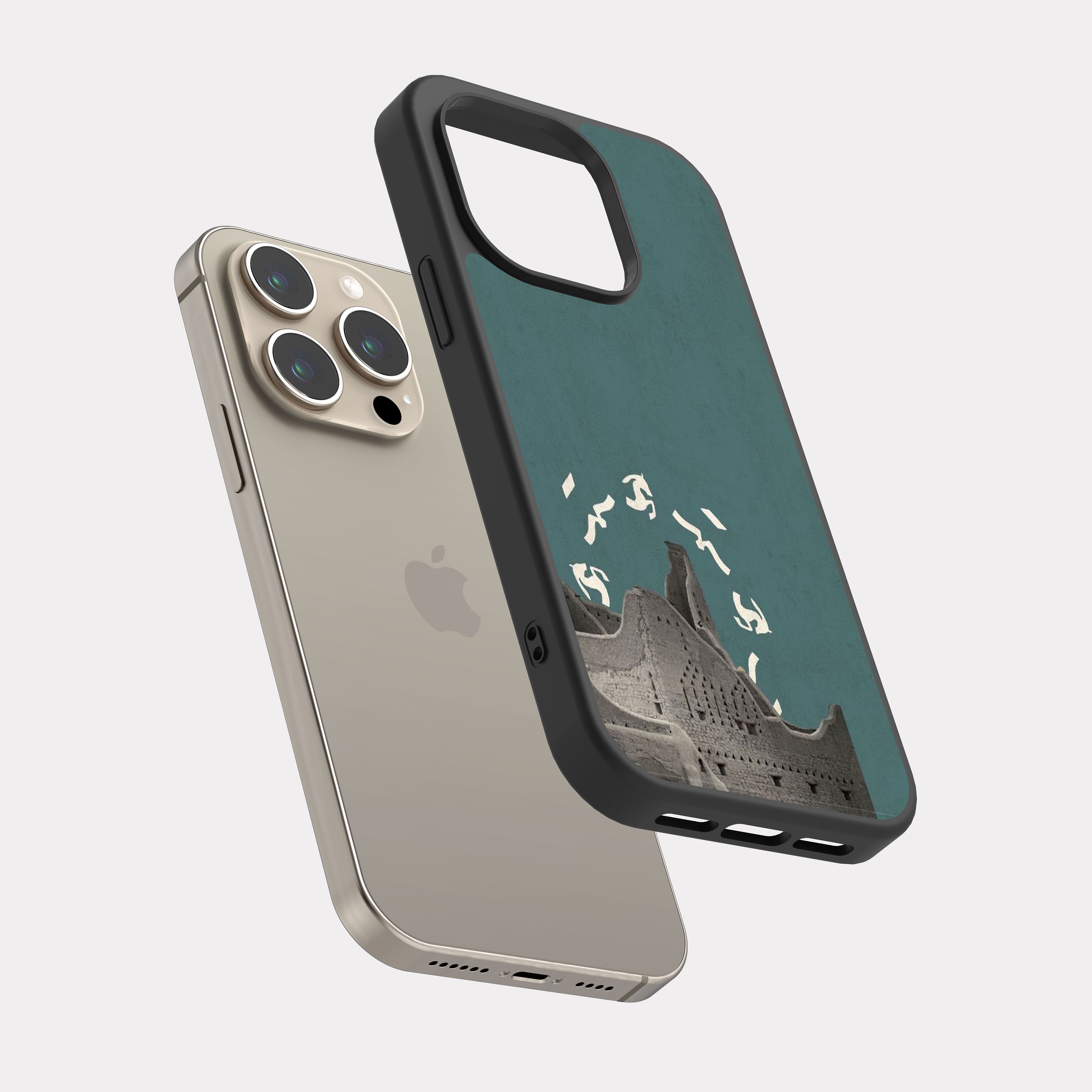 iPhone 15 Pro case cover The old Saudi Arabia Green