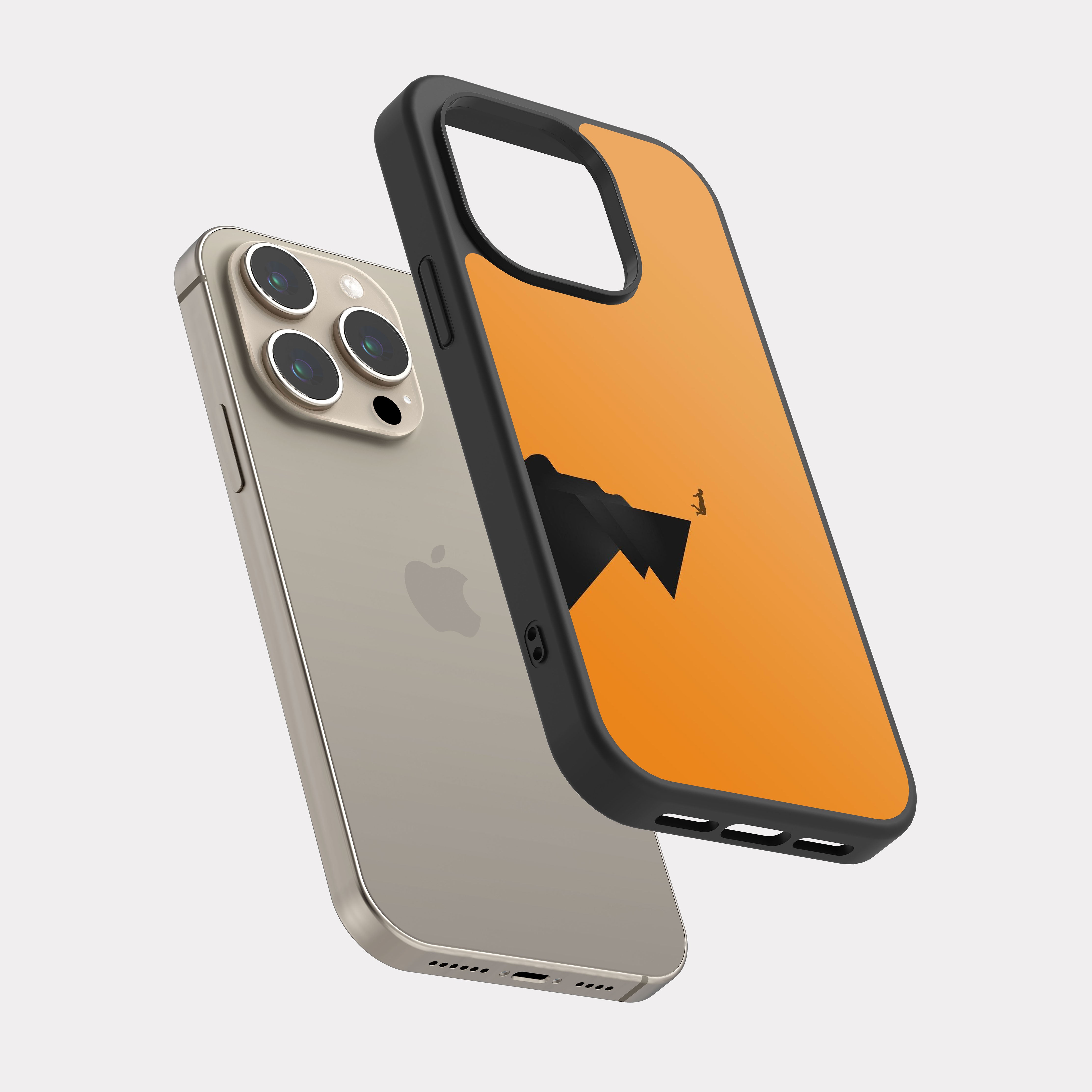 iPhone 15 Pro case cover Elegant Orange