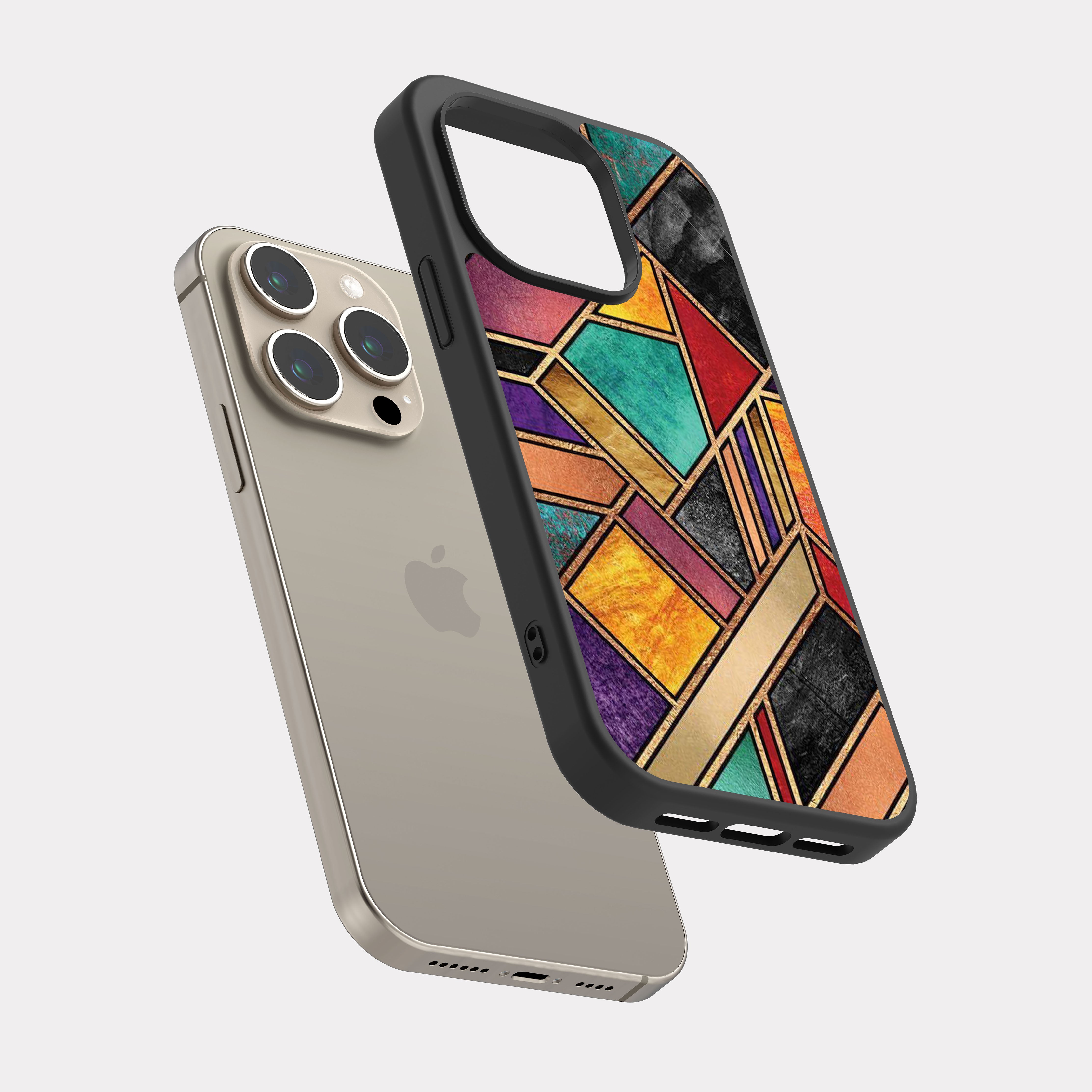 iPhone 15 Pro case cover Colorful Pattern Multicolour