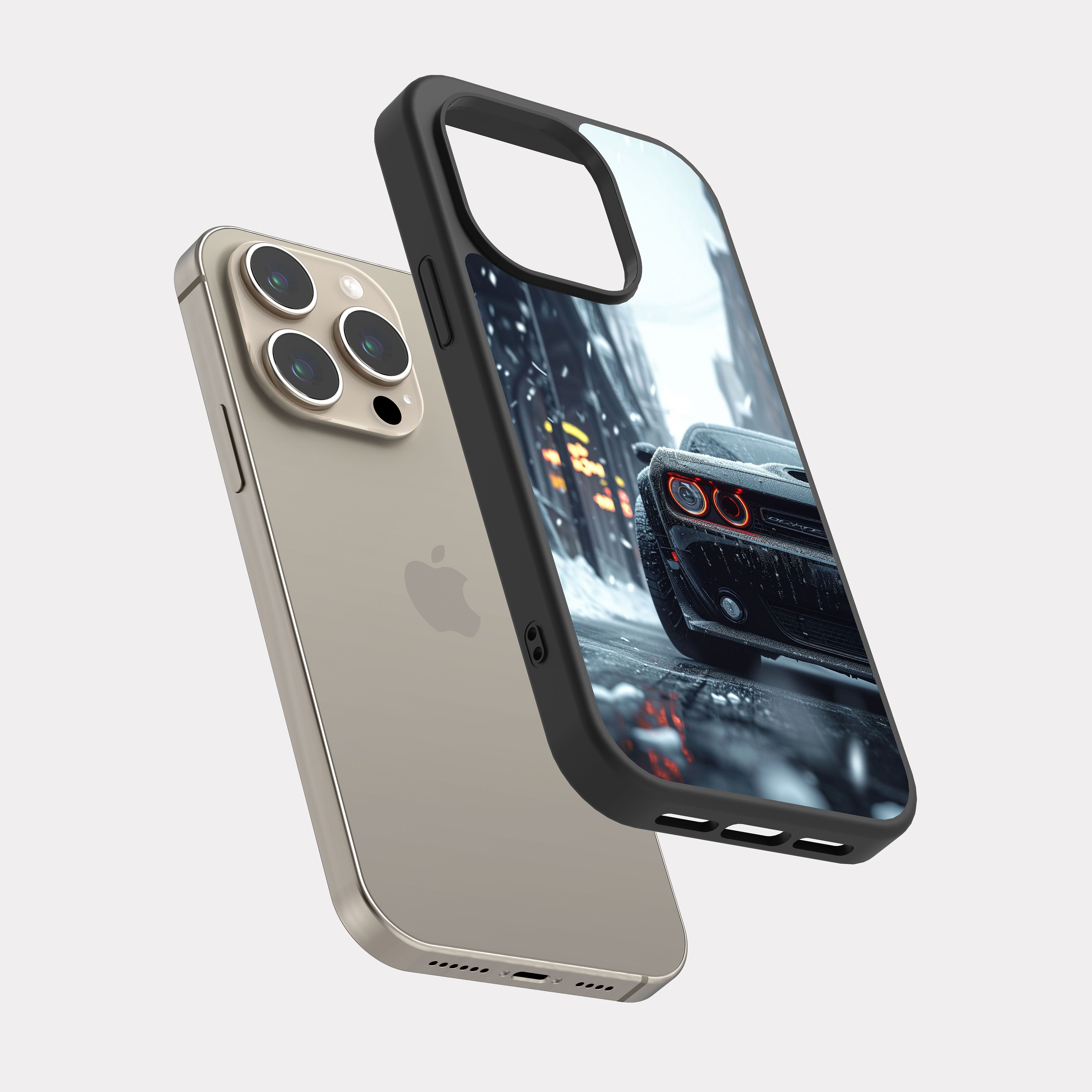 iPhone 15 Pro case cover Dodge Challenger Hellcat Srt
