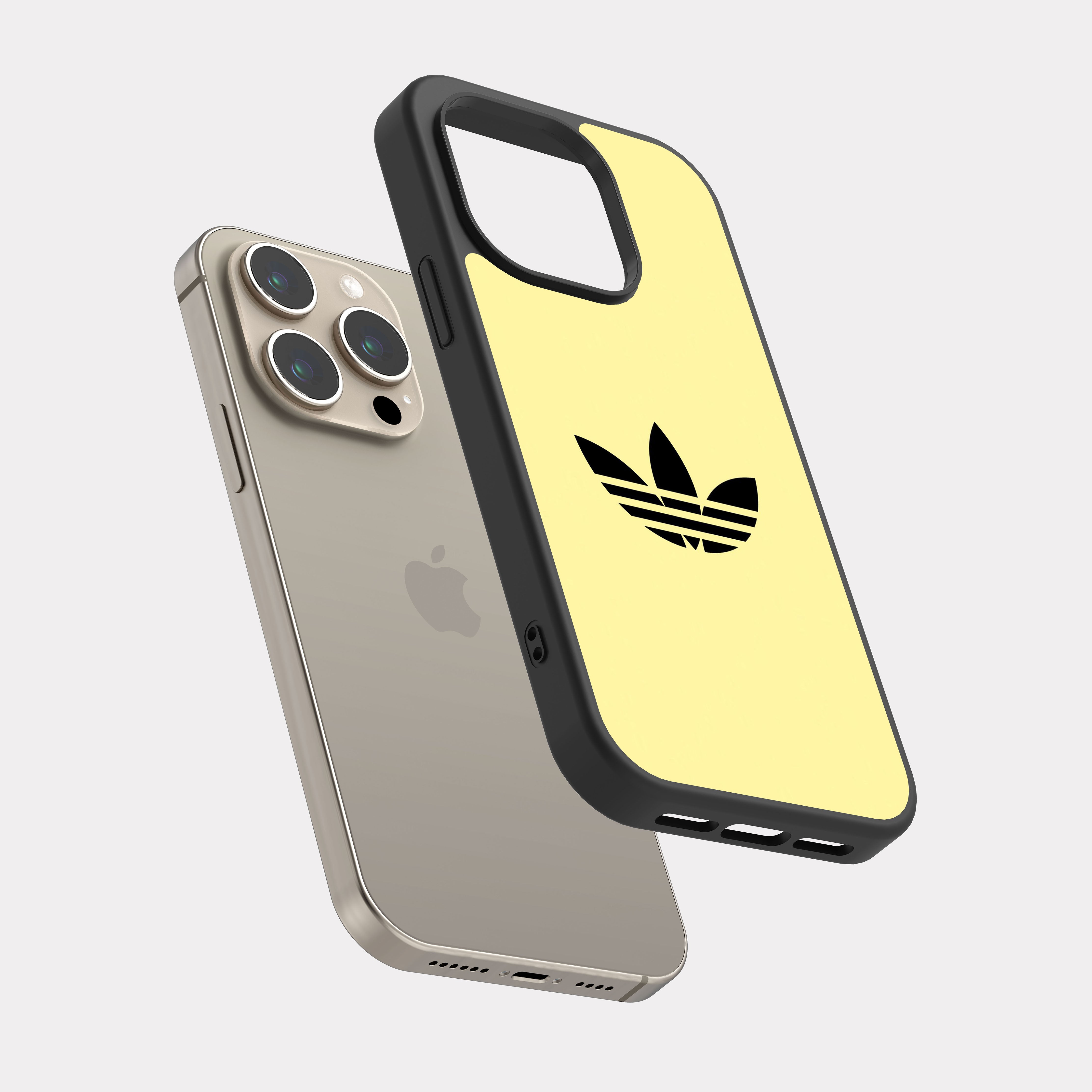 iPhone 15 Pro case cover Adidas Black