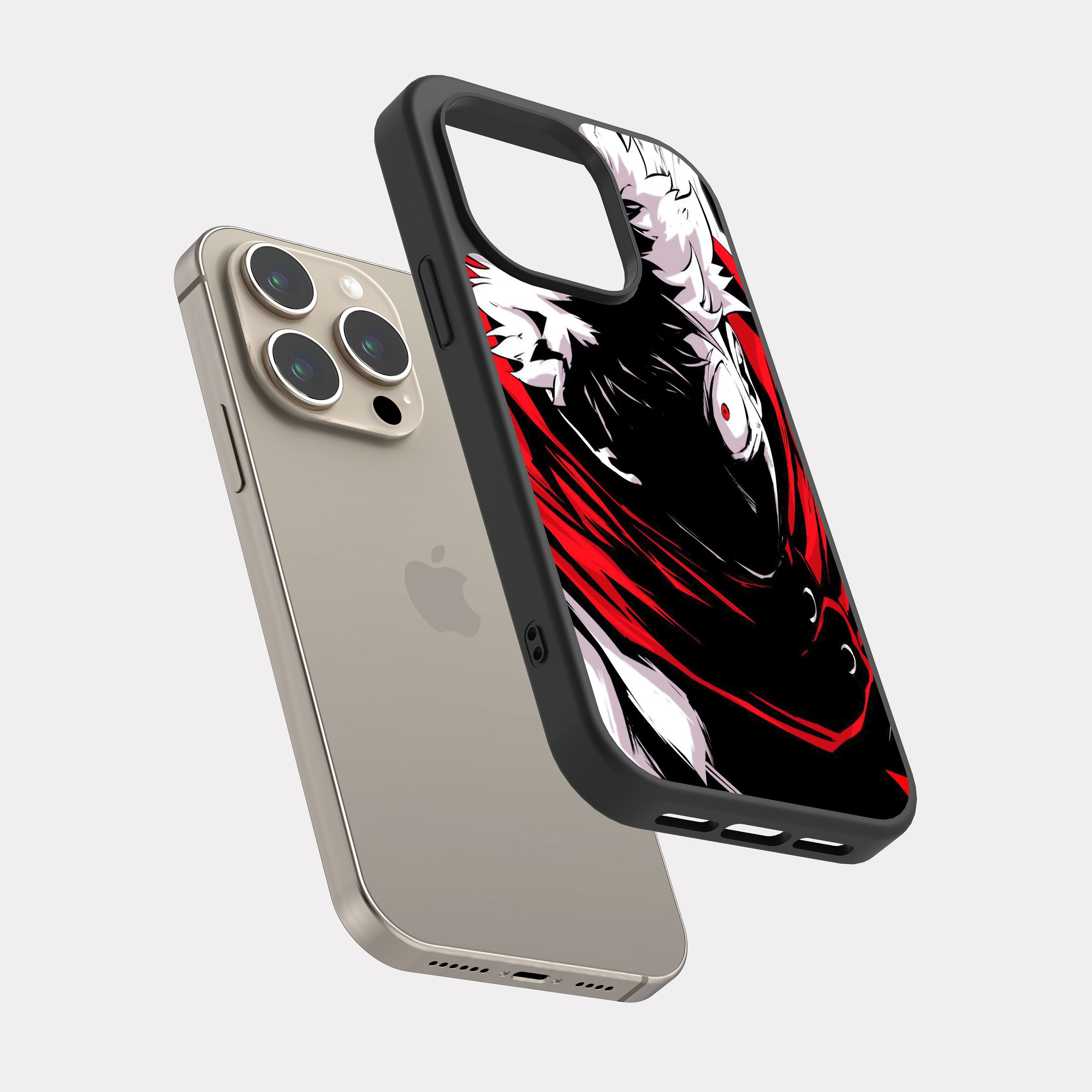 iPhone 15 Pro case cover Jujutsu Kaisen Itadori Black