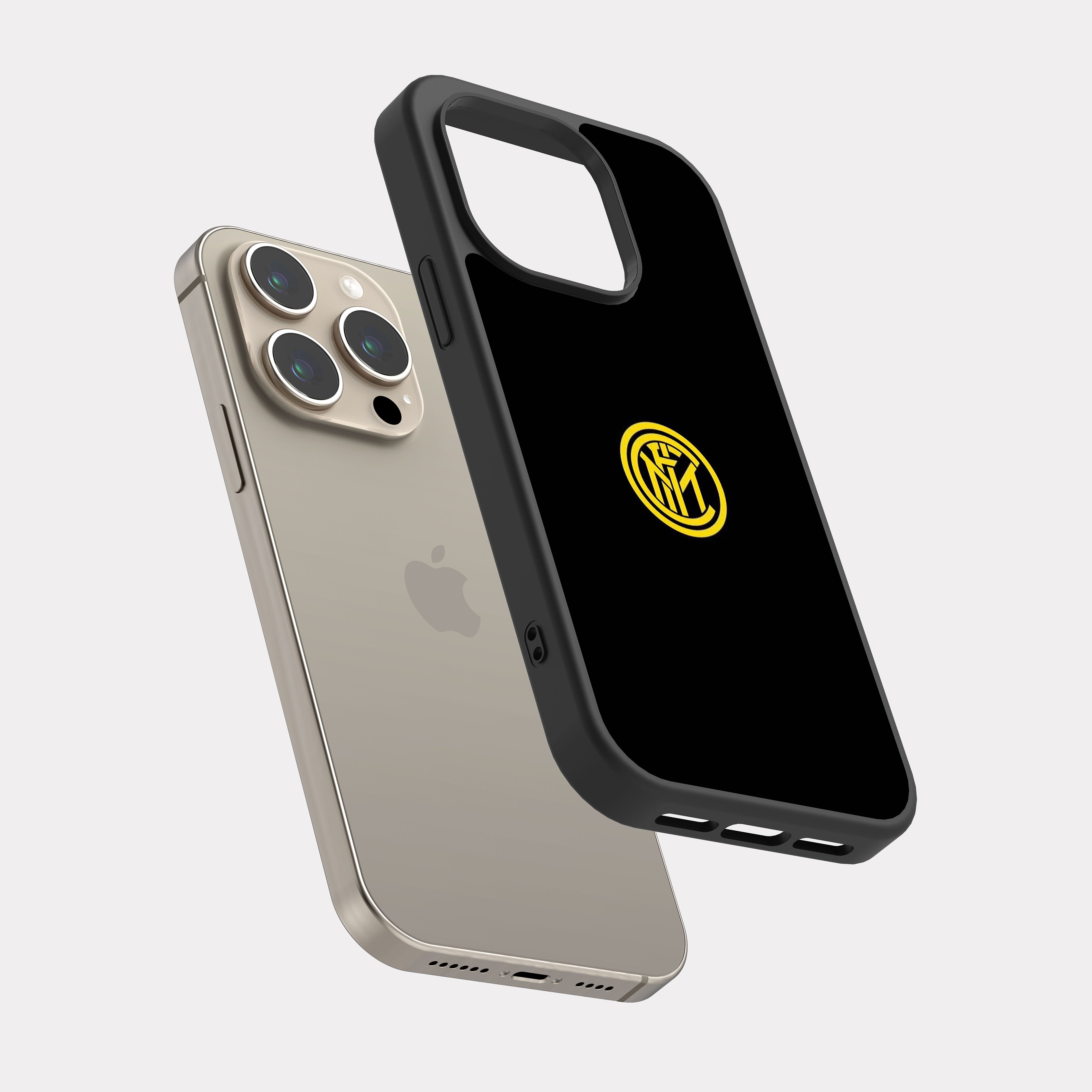 iPhone 15 Pro case cover Inter Milan FC Black